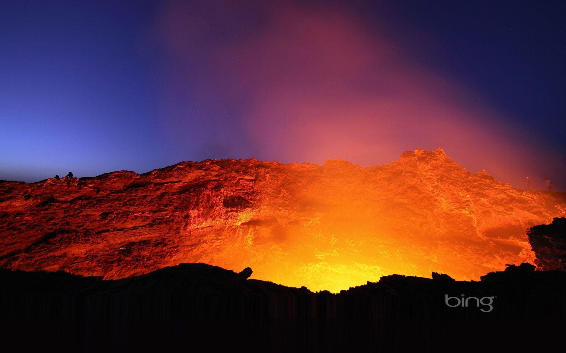 エルタアレ火山, 溶岩湖, エチオピア, HD画像