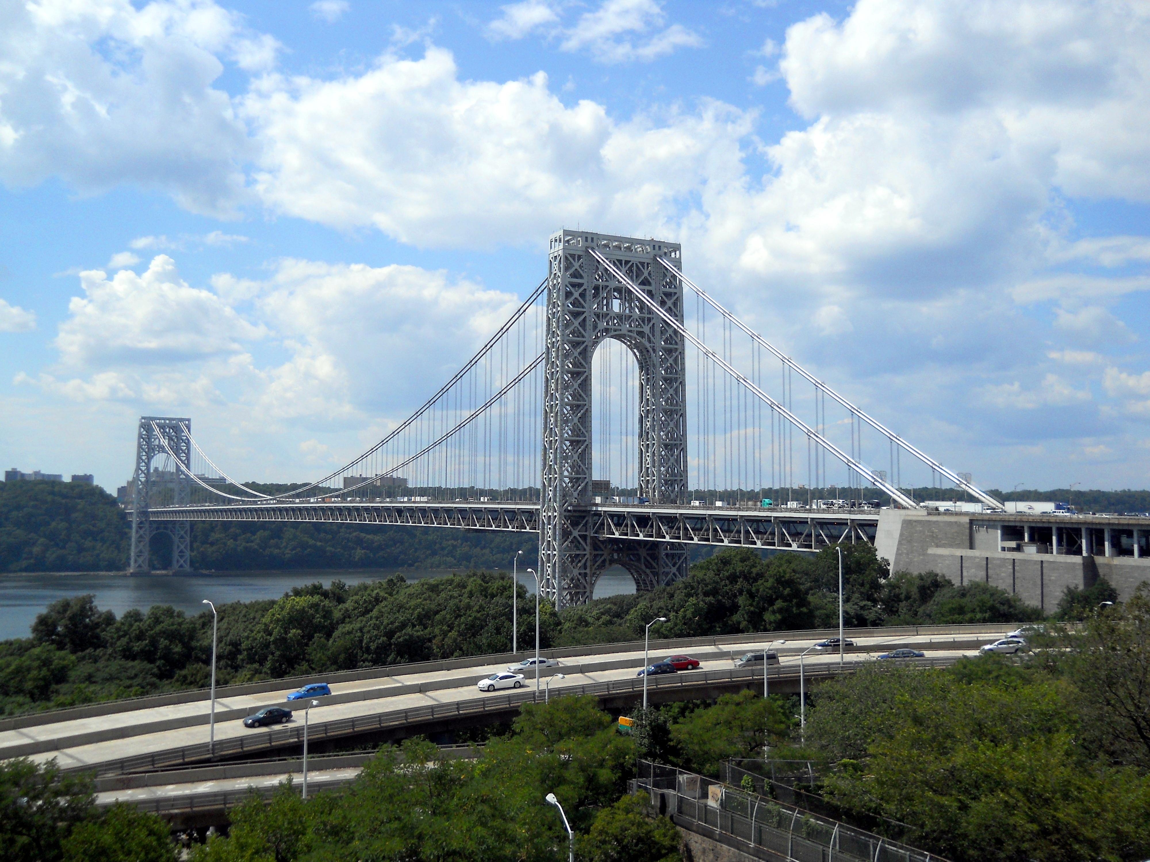 ジョージ・ワシントン橋, 壁紙, ニューヨーク, 絶景