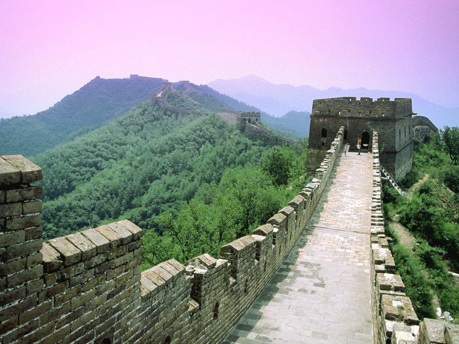 万里の長城, 日の出, 壁紙, 中国風景