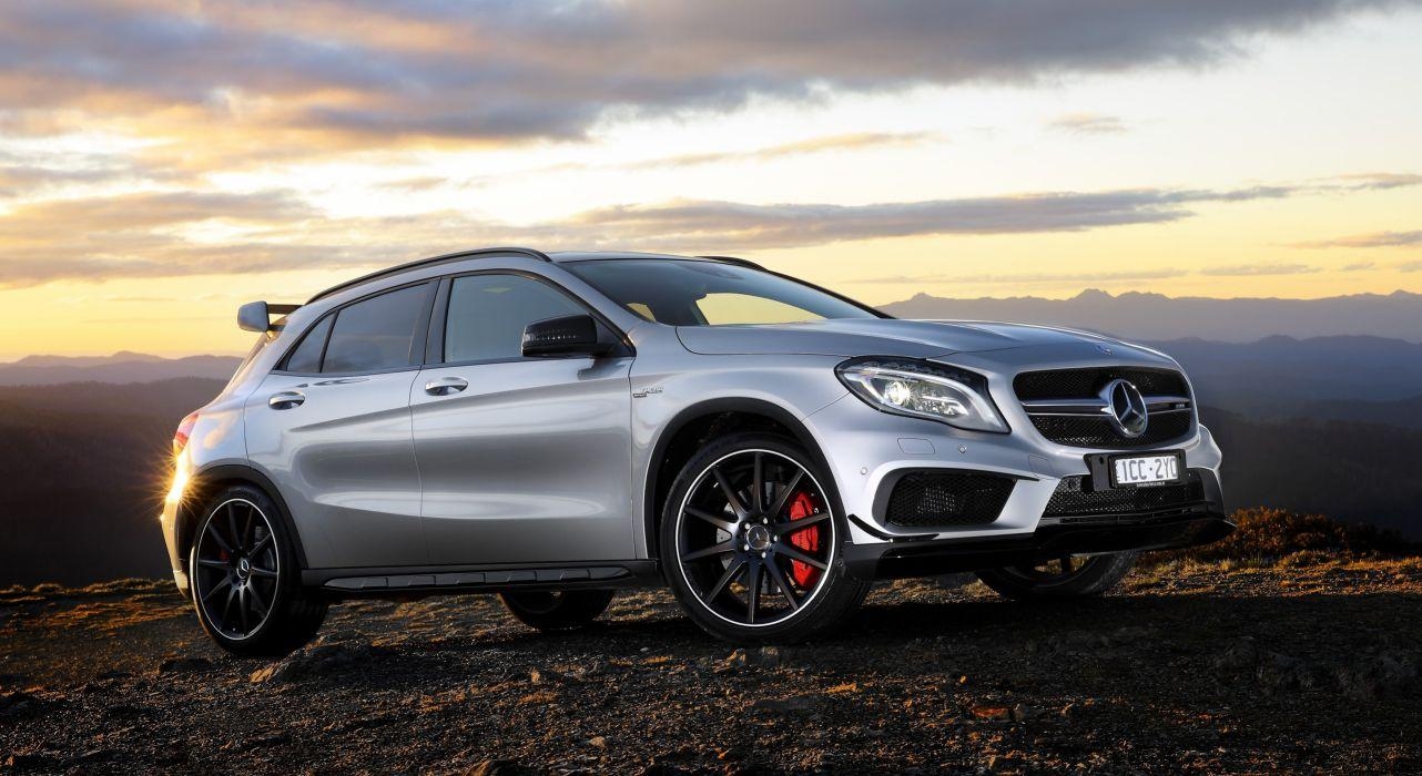 メルセデスGLA、AMG GLA45、4MATIC、壁紙、高解像度