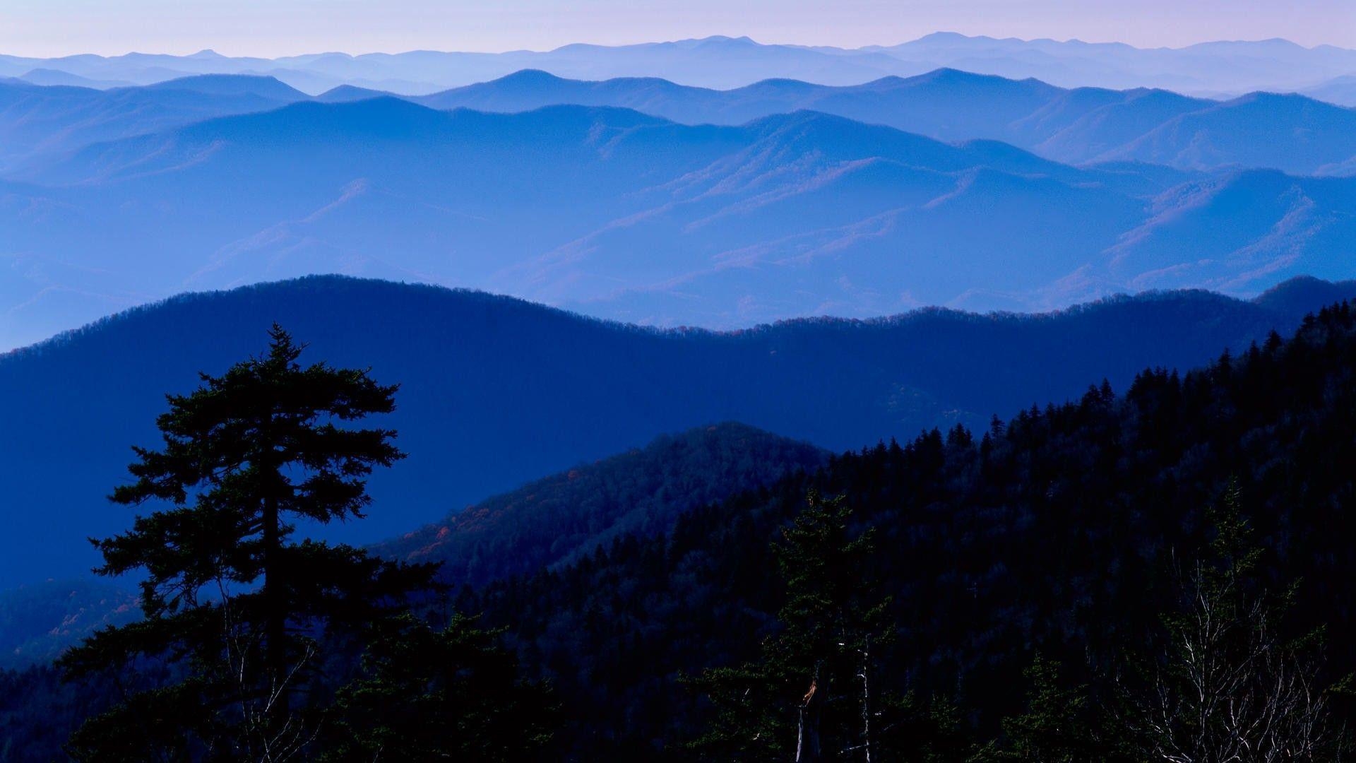 青い山, グレートスモーキー, 灰色の霧, テネシー