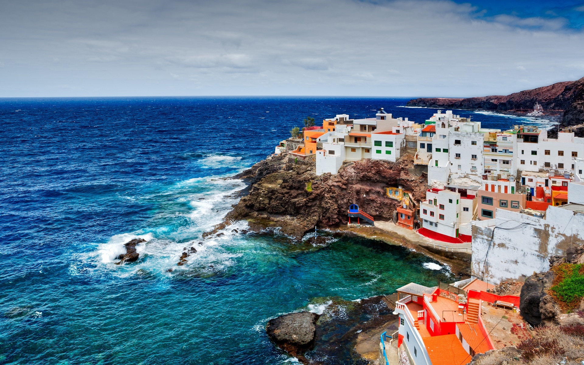 スペイン, カナリア諸島, 岩, 海岸