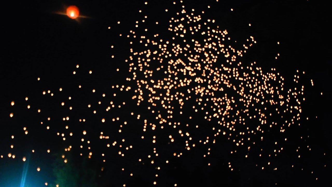 ロイクラトン 2016, 祝祭, タイの夜景, ランタン