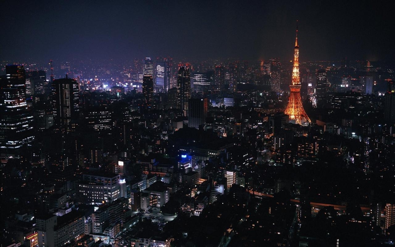 夜の東京, デスクトップ壁紙, PC & Mac, 1280x800