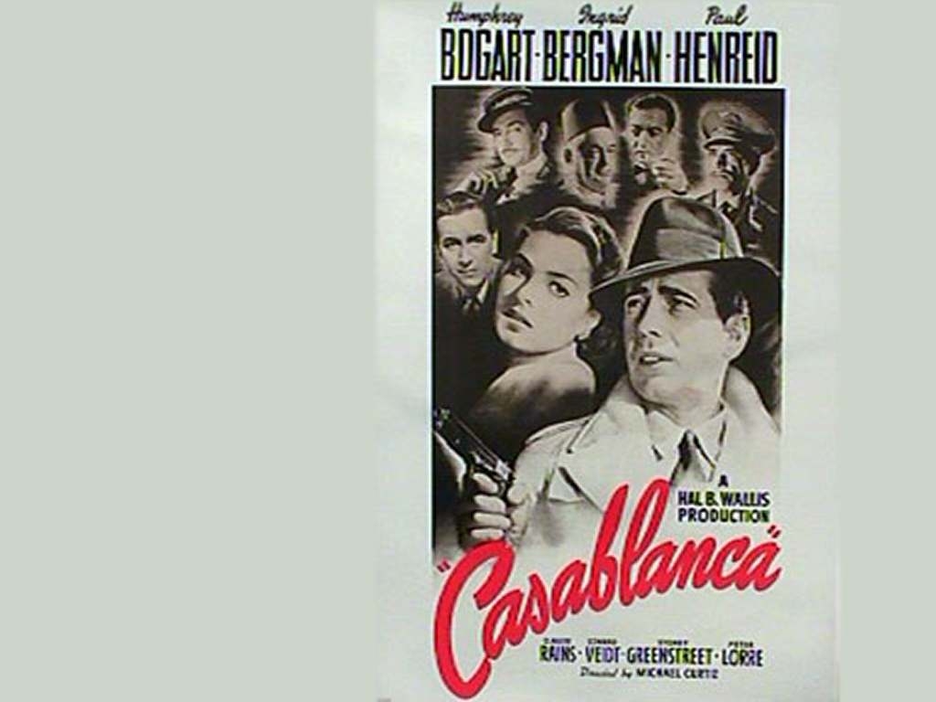 映画ポスター, カサブランカ, 壁紙, クラシック