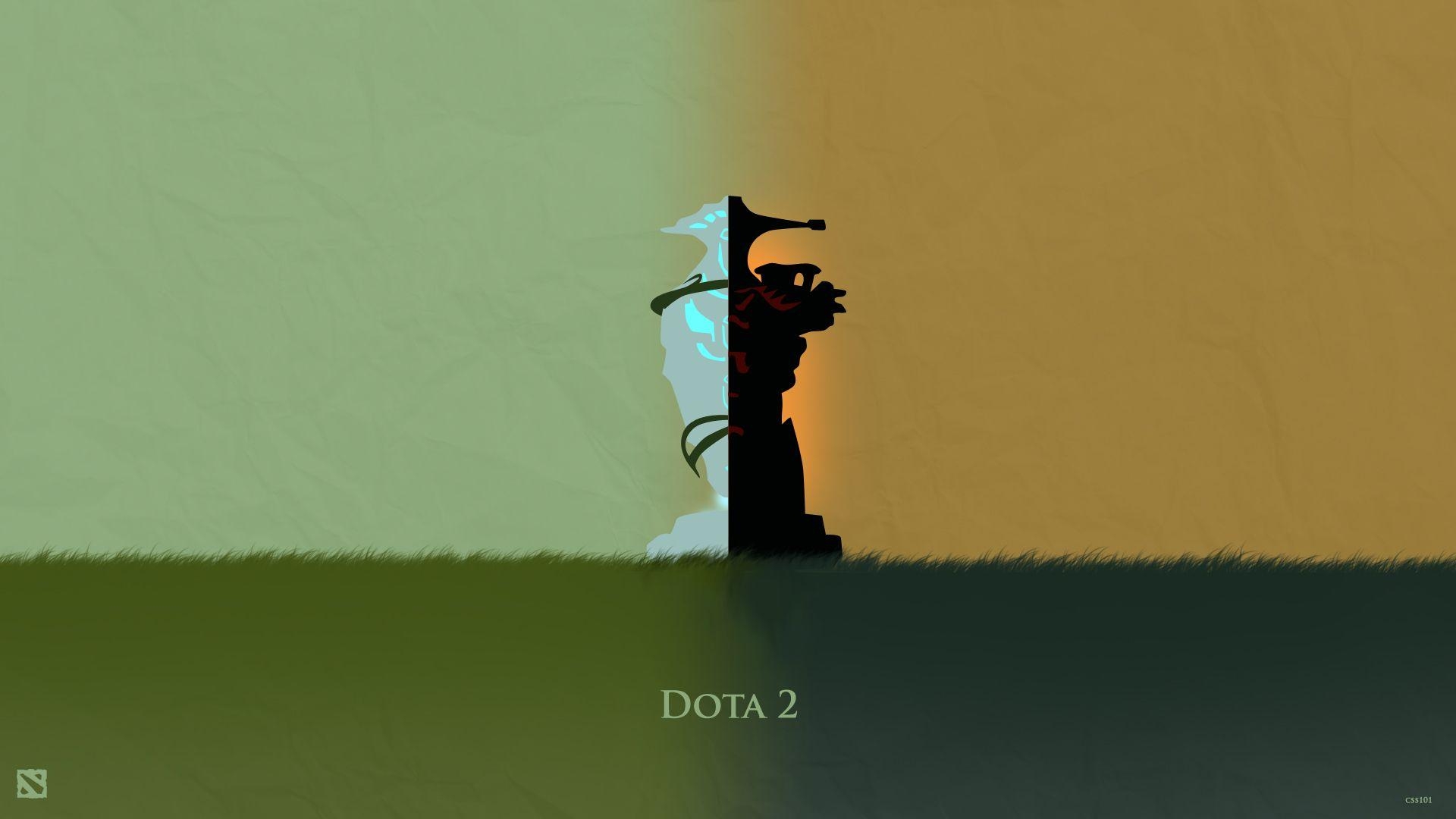 美しいヒーロー, Dota 2, シルエット, HD壁紙