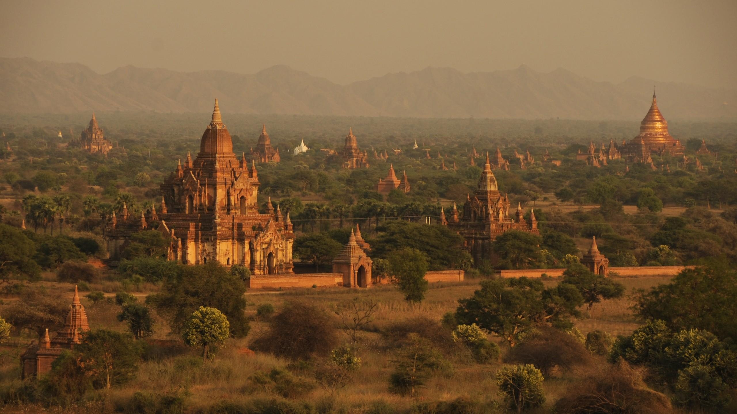 バガン寺院、ミャンマー、旅行、観光