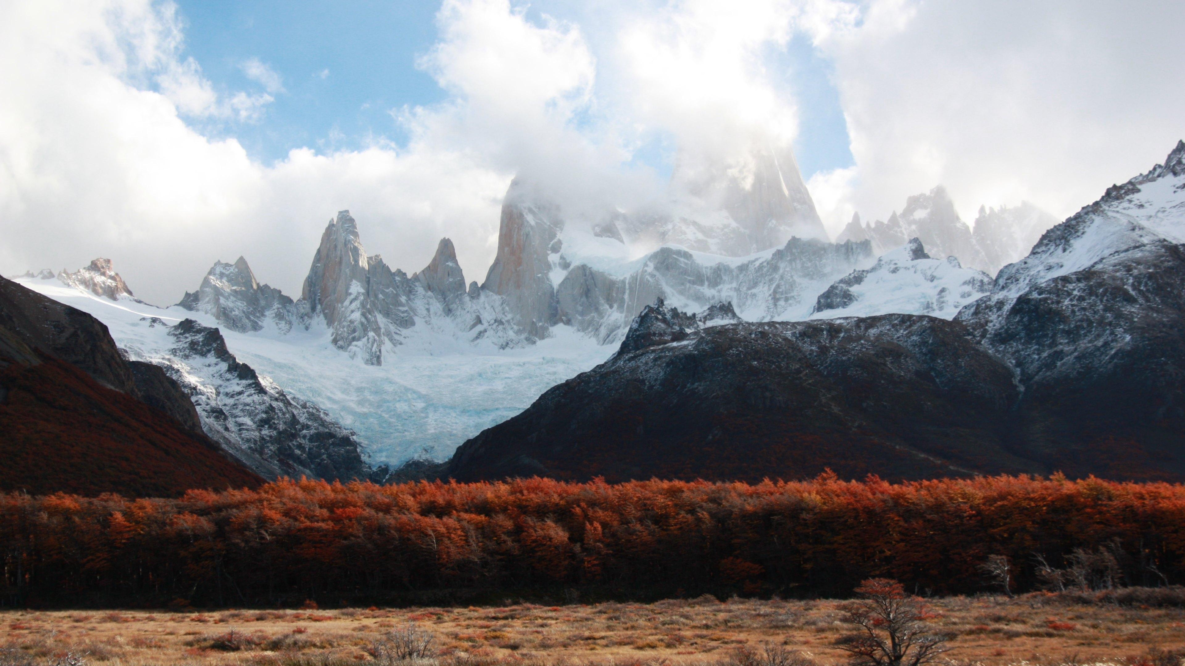 フィッツロイ山, 4K壁紙, 自然風景, 背景画像