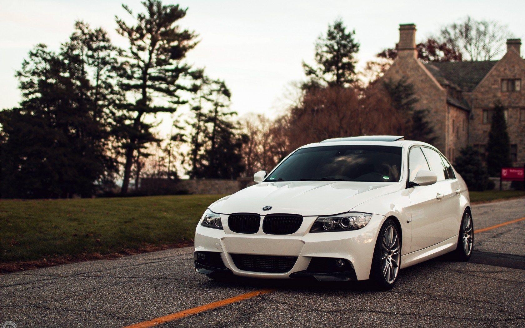 BMW E90, 3シリーズ, 白い車, 美しいデザイン