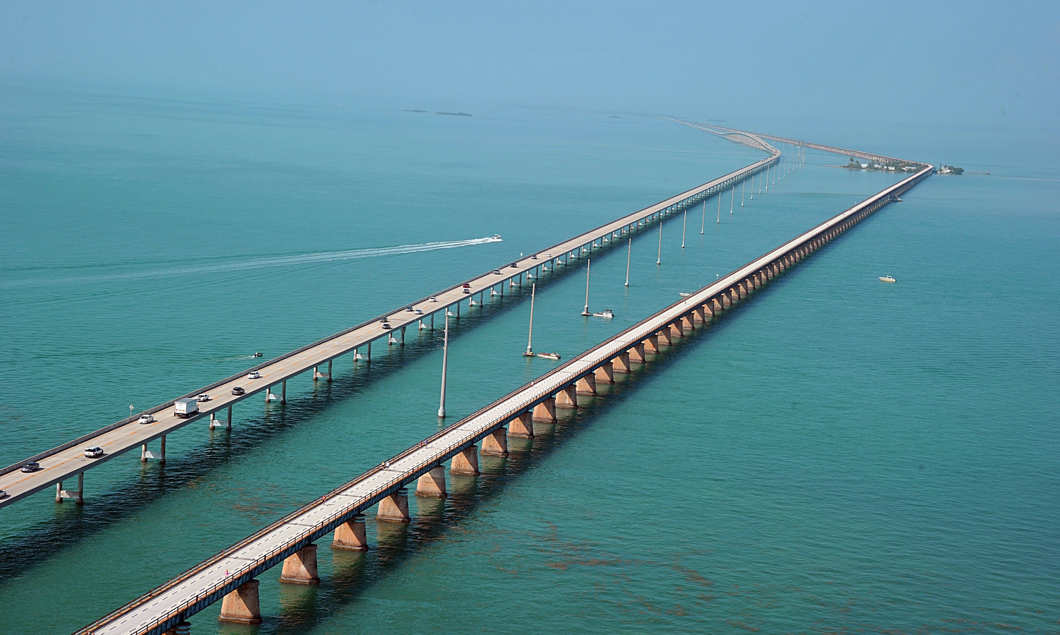 フロリダ橋, 壁紙背景, 景観写真, アメリカ旅行