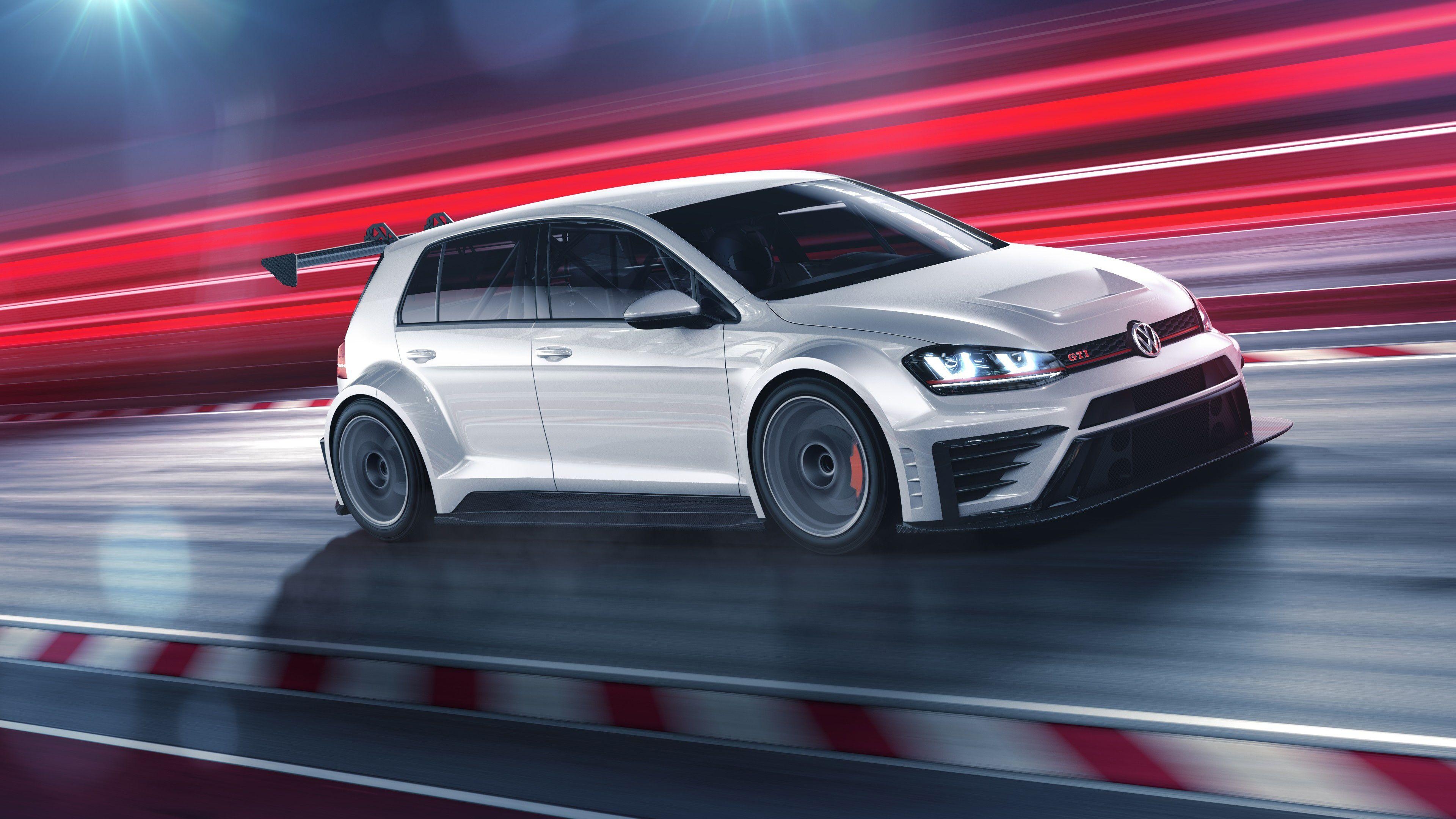 GTI TCR 2016、フォルクスワーゲン、4K壁紙、車画像