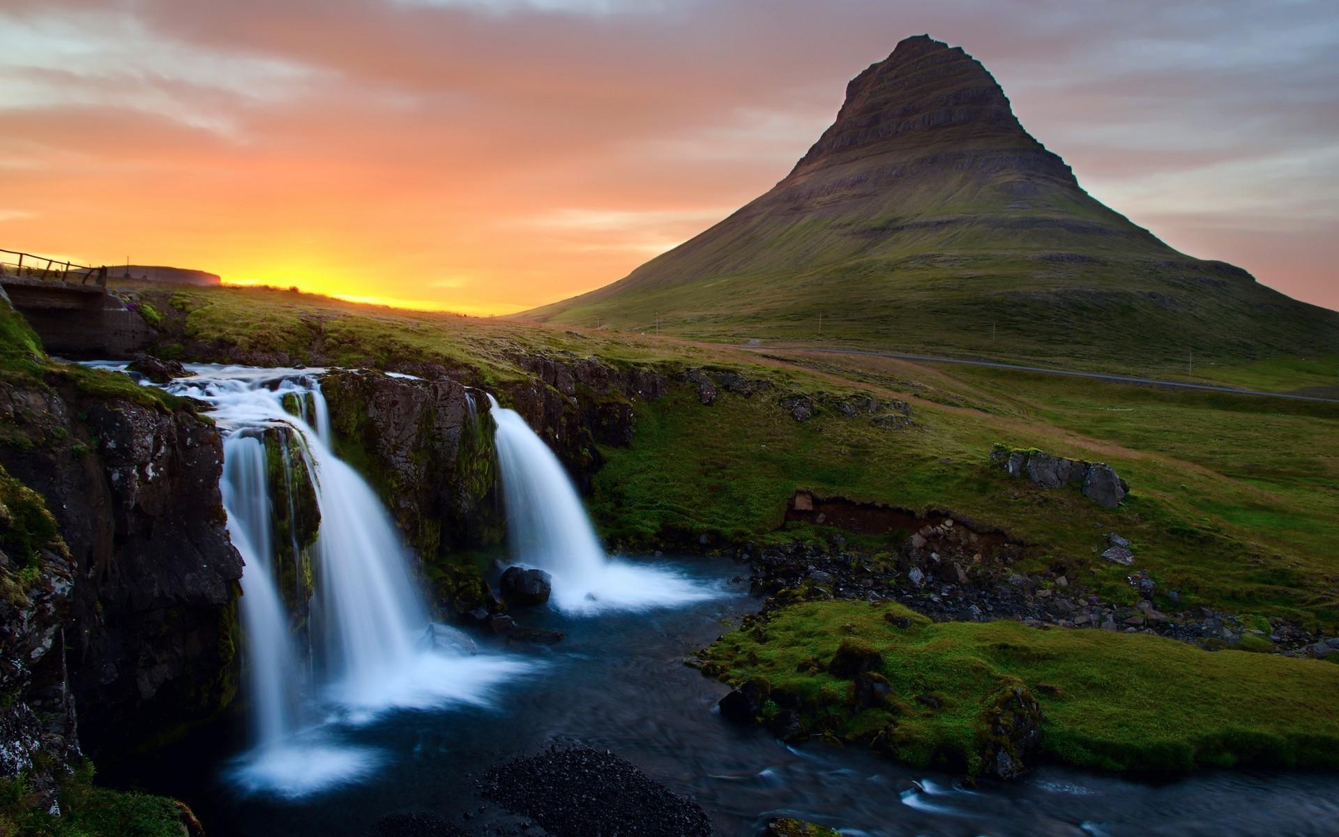 アイスランド山脈, 自然風景, アイスランド旅行, 壁紙