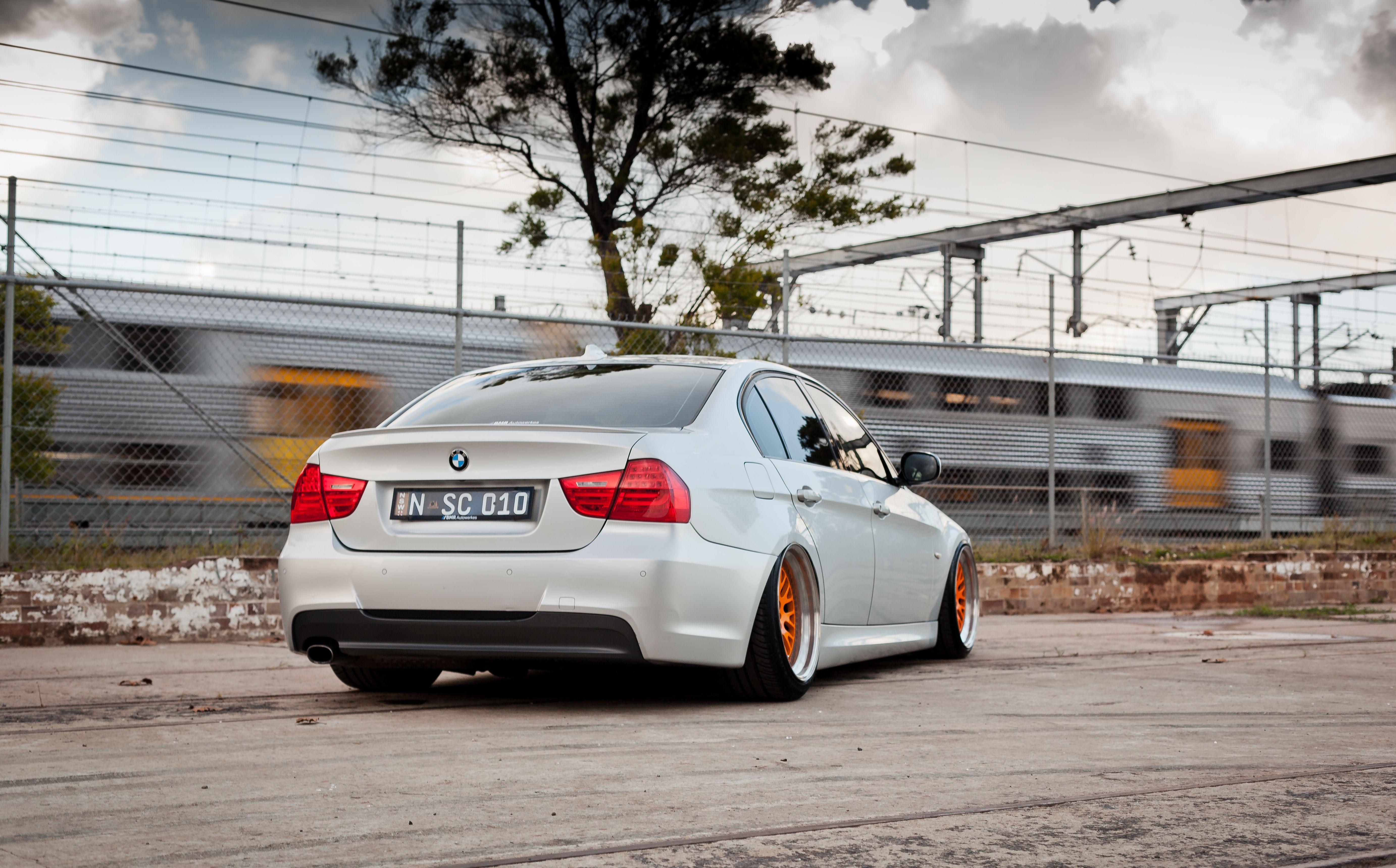 BMW E90, 320d, 白, 自動車