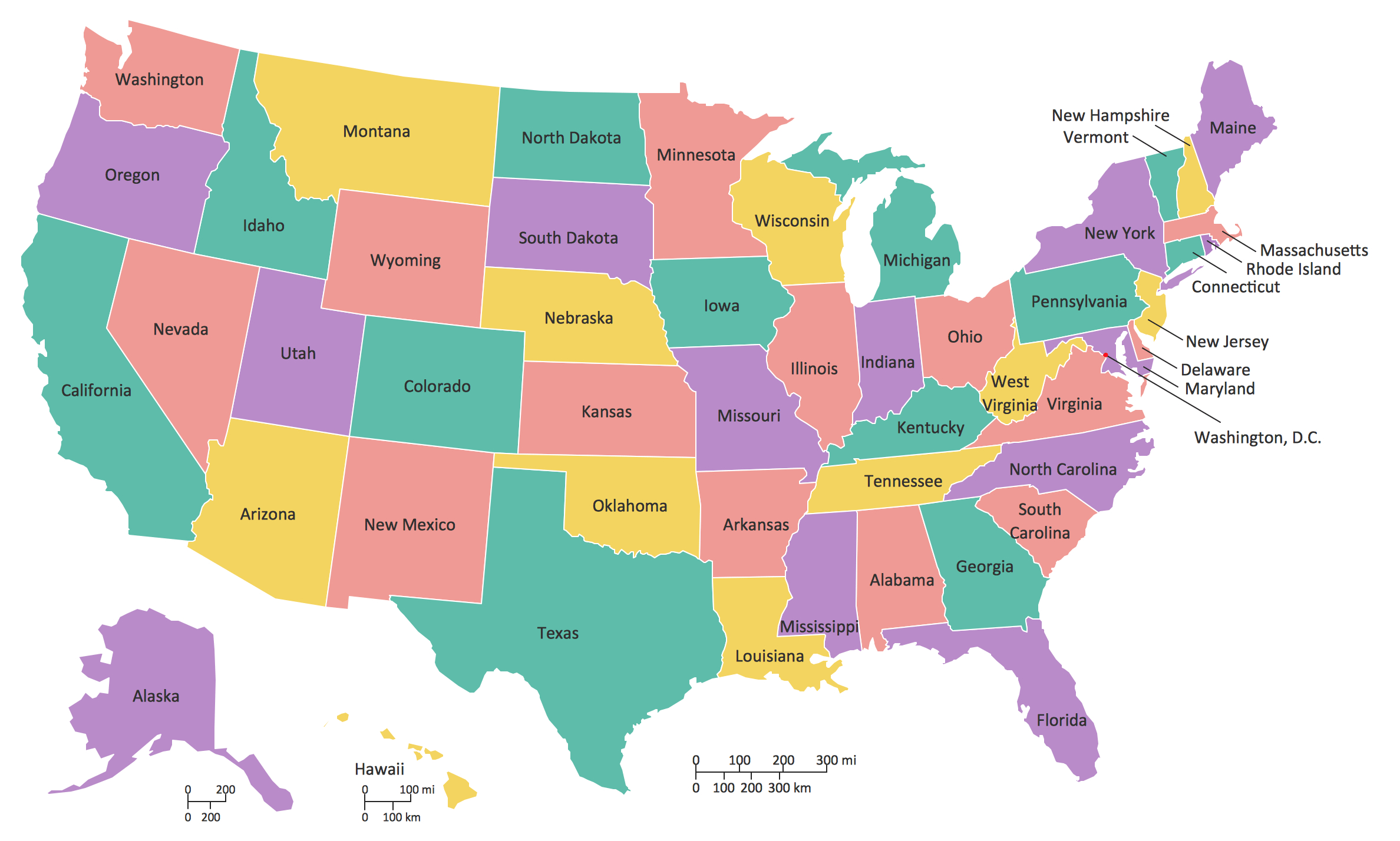 アメリカ合衆国地図, HD壁紙, バックグラウンド, 画像