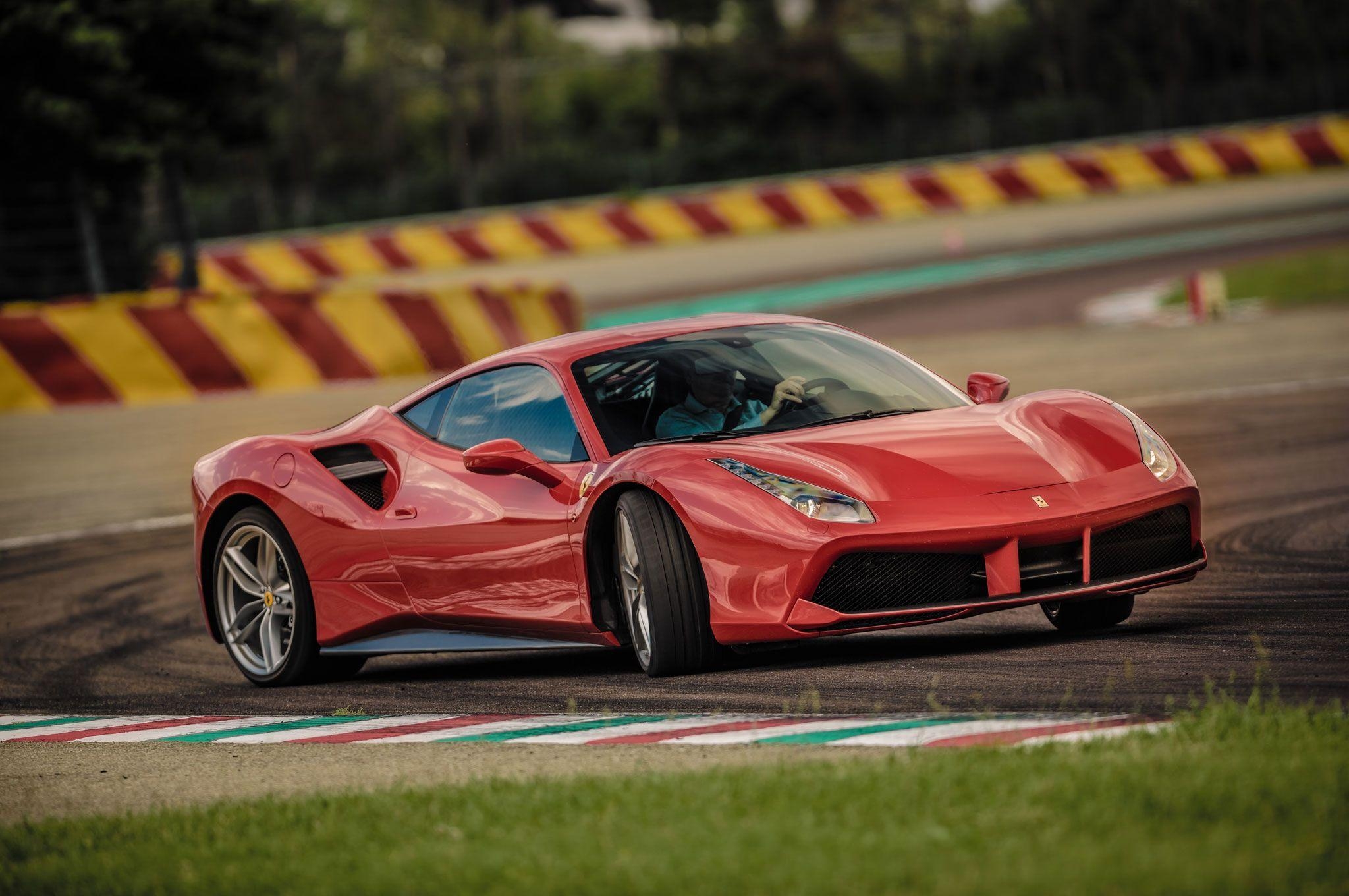 フェラーリ488GTB, ブラック壁紙, デスクトップ背景, 4K画像