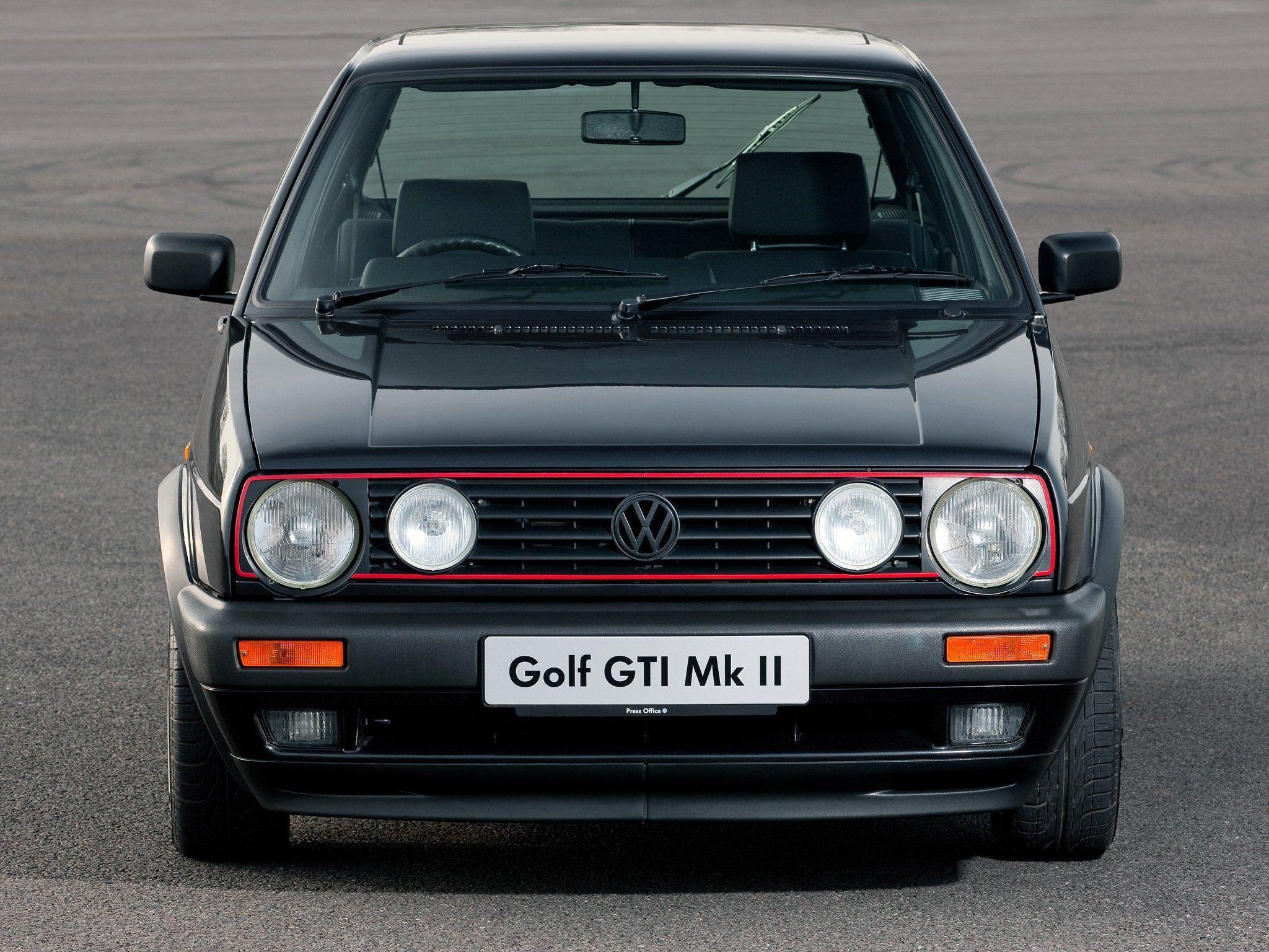 フォルクスワーゲン ゴルフGTI, MK2 3ドア, UKスペック, 壁紙x1536