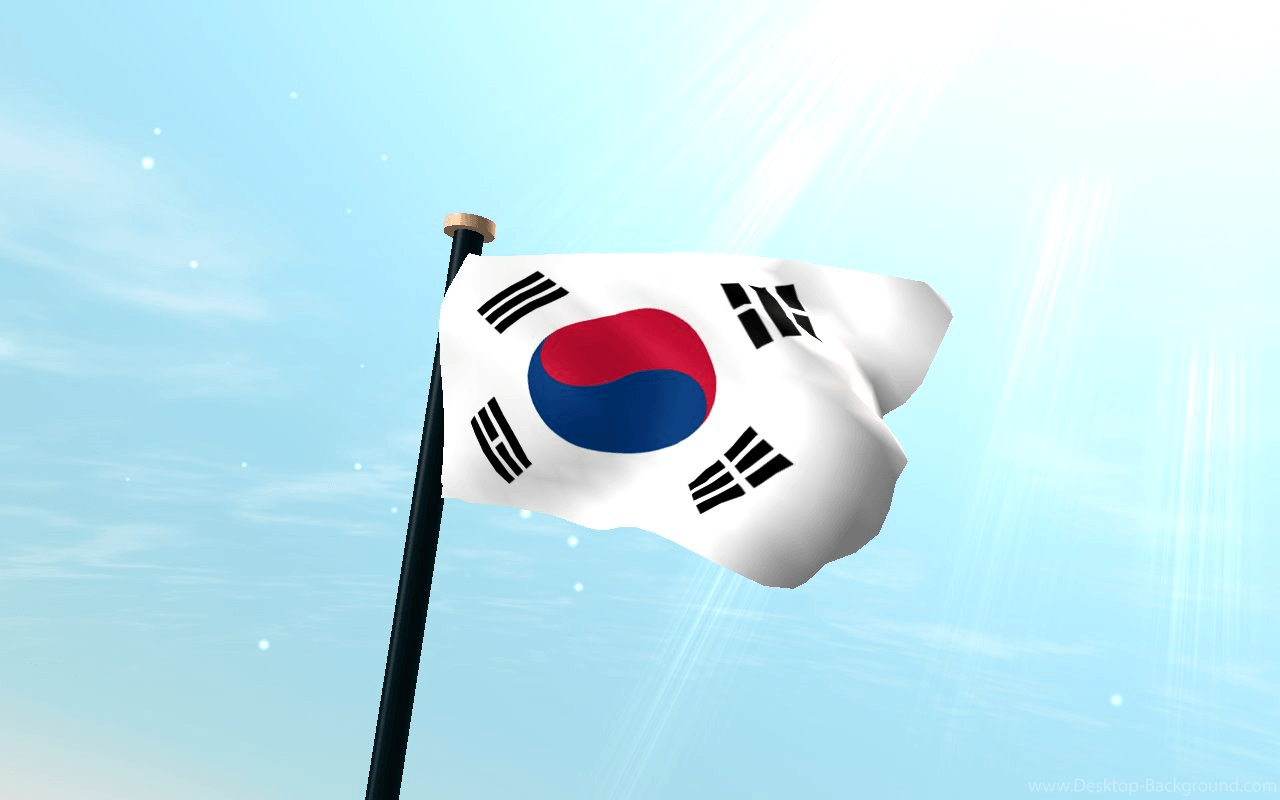 南韓国旗, 3D壁紙, Android, デスクトップ