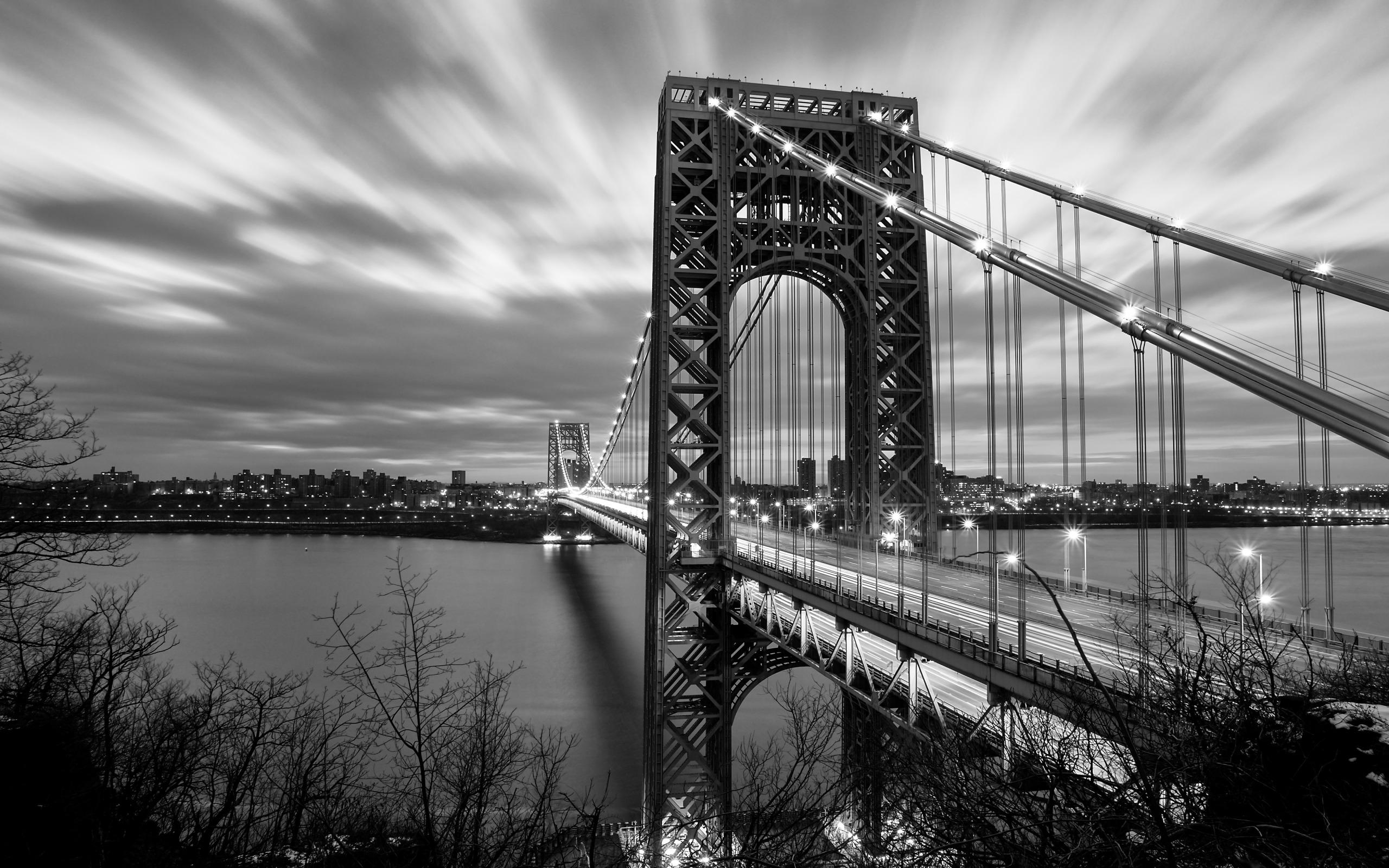 ジョージ・ワシントン橋, ワイドスクリーン, 壁紙, 綺麗な画像
