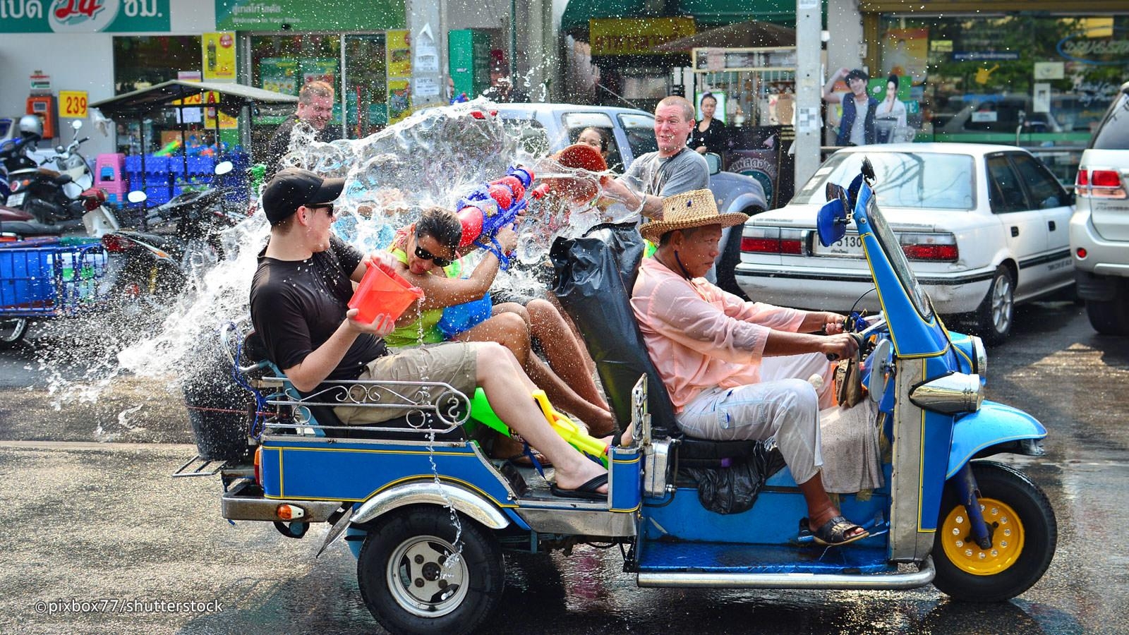 ソンクラーン、タイを祝う、2018ガイド、体験談