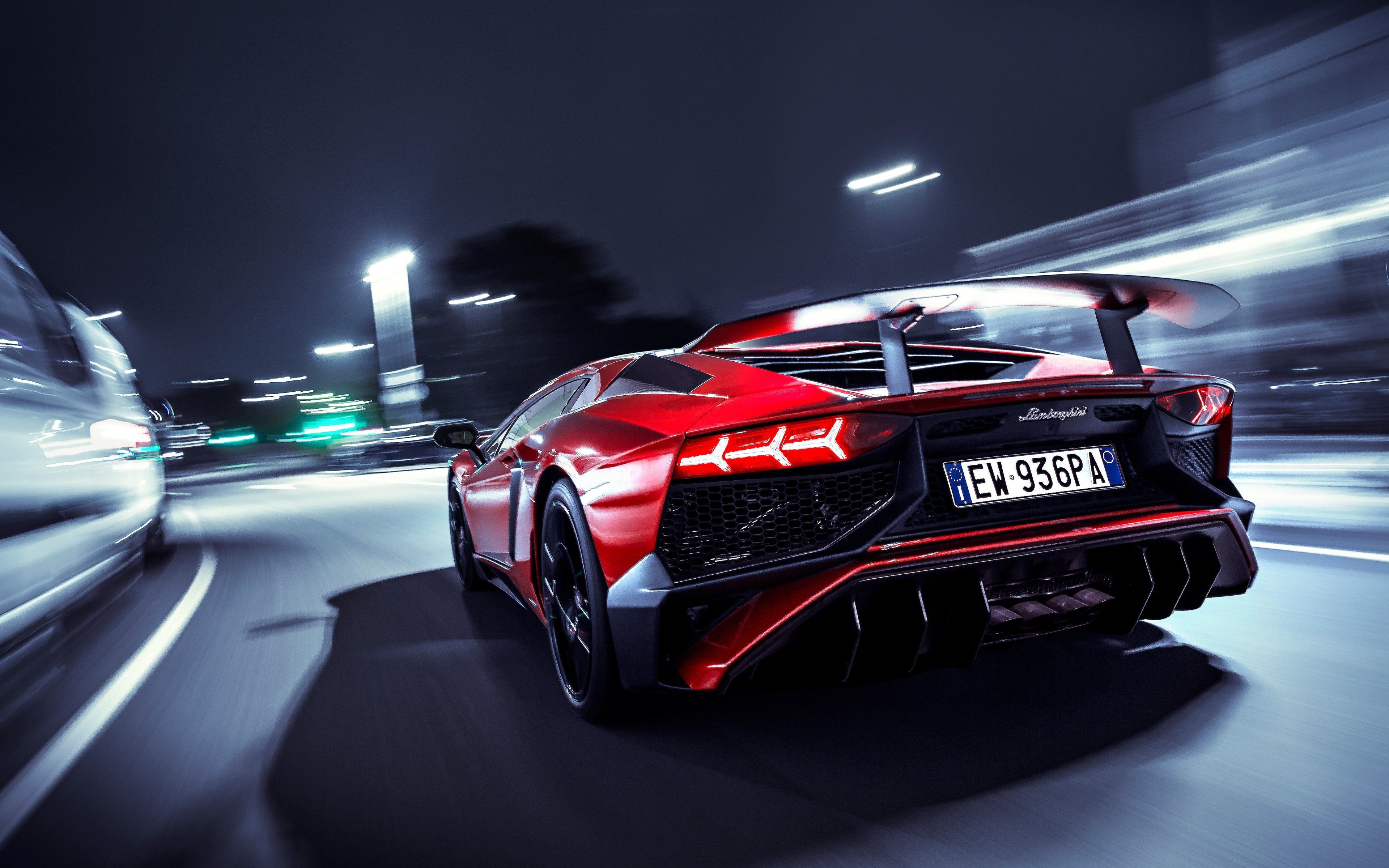 Aventador SV, 4Kレーシング, スポーツカー, 2018