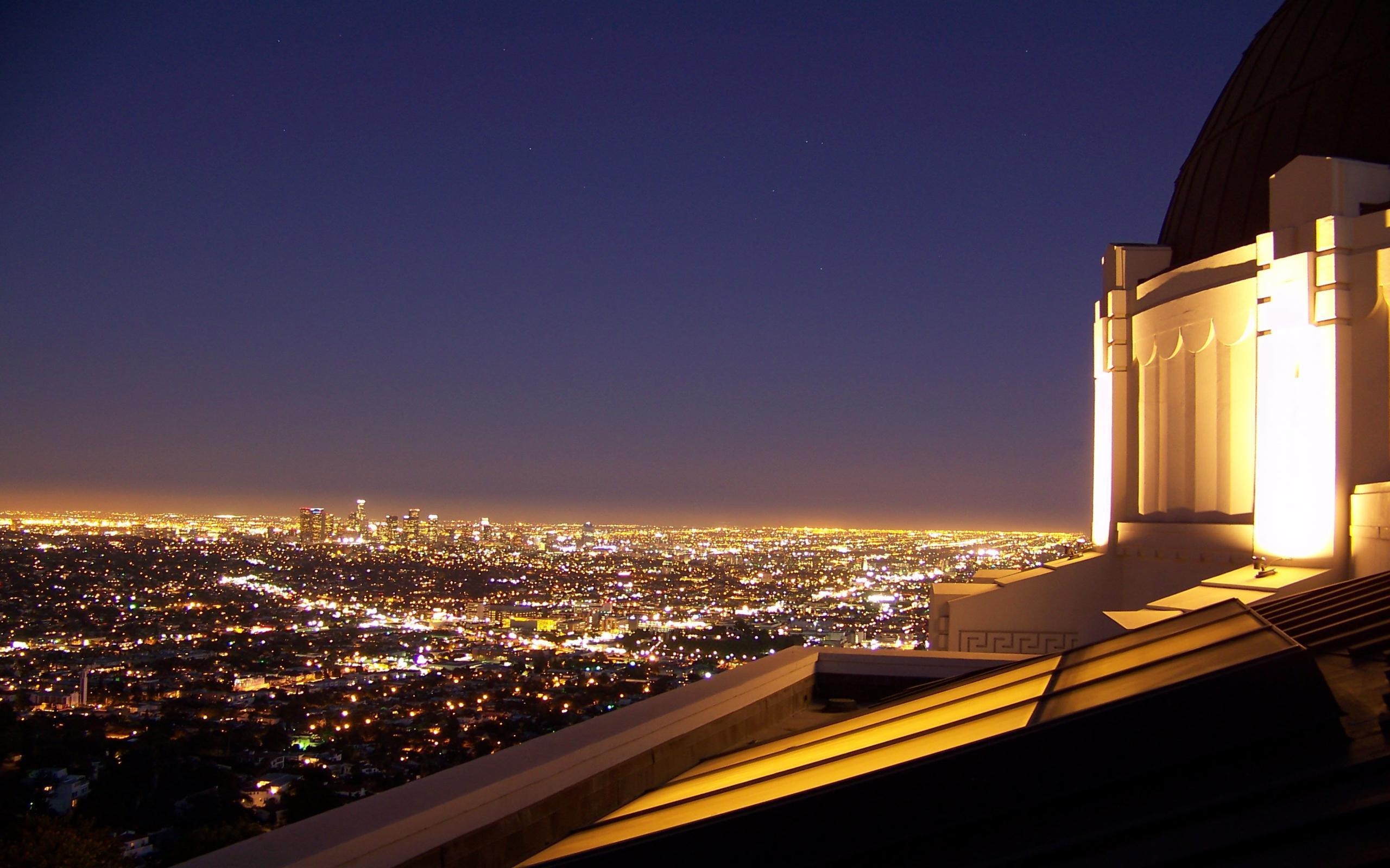 ロサンゼルス, グリフィス天文台, 壁紙, 夜景