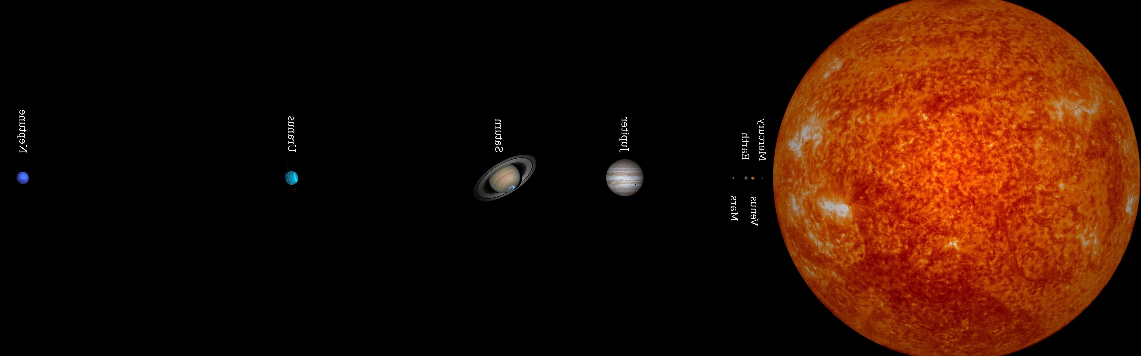 地球、木星、火星、水星、マルチプル惑星壁紙