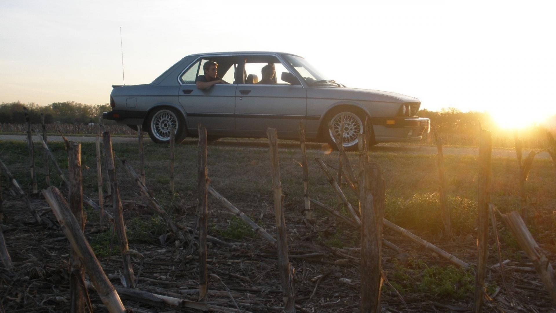 BMW E28, サンセット, 壁紙, 自動車