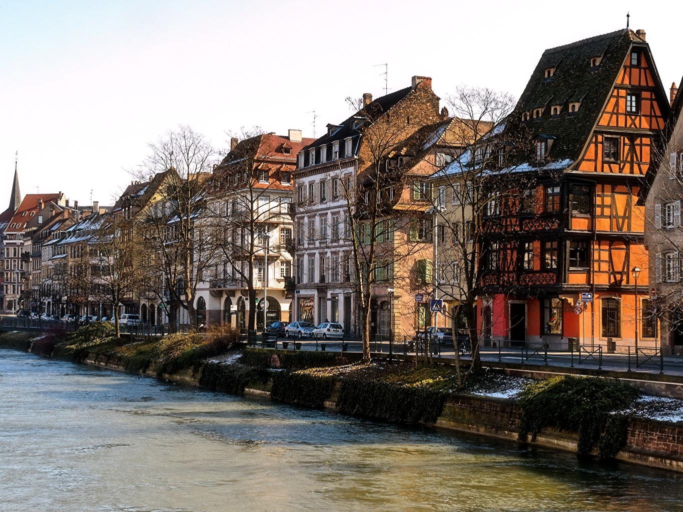 都市背景, フランス, ストラスブール, 旅行