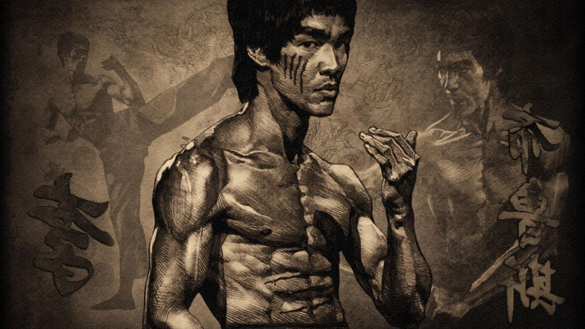 Bruce Lee, ファイトシーン, 高解像度, アクションスター