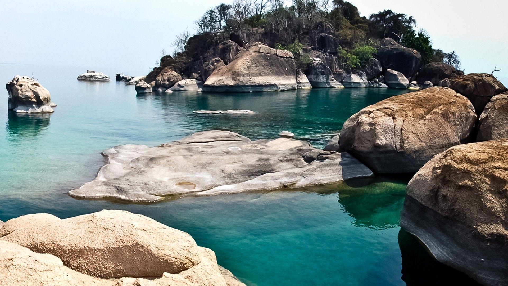 水景色, 自然, アフリカ, 落ち着いた風景