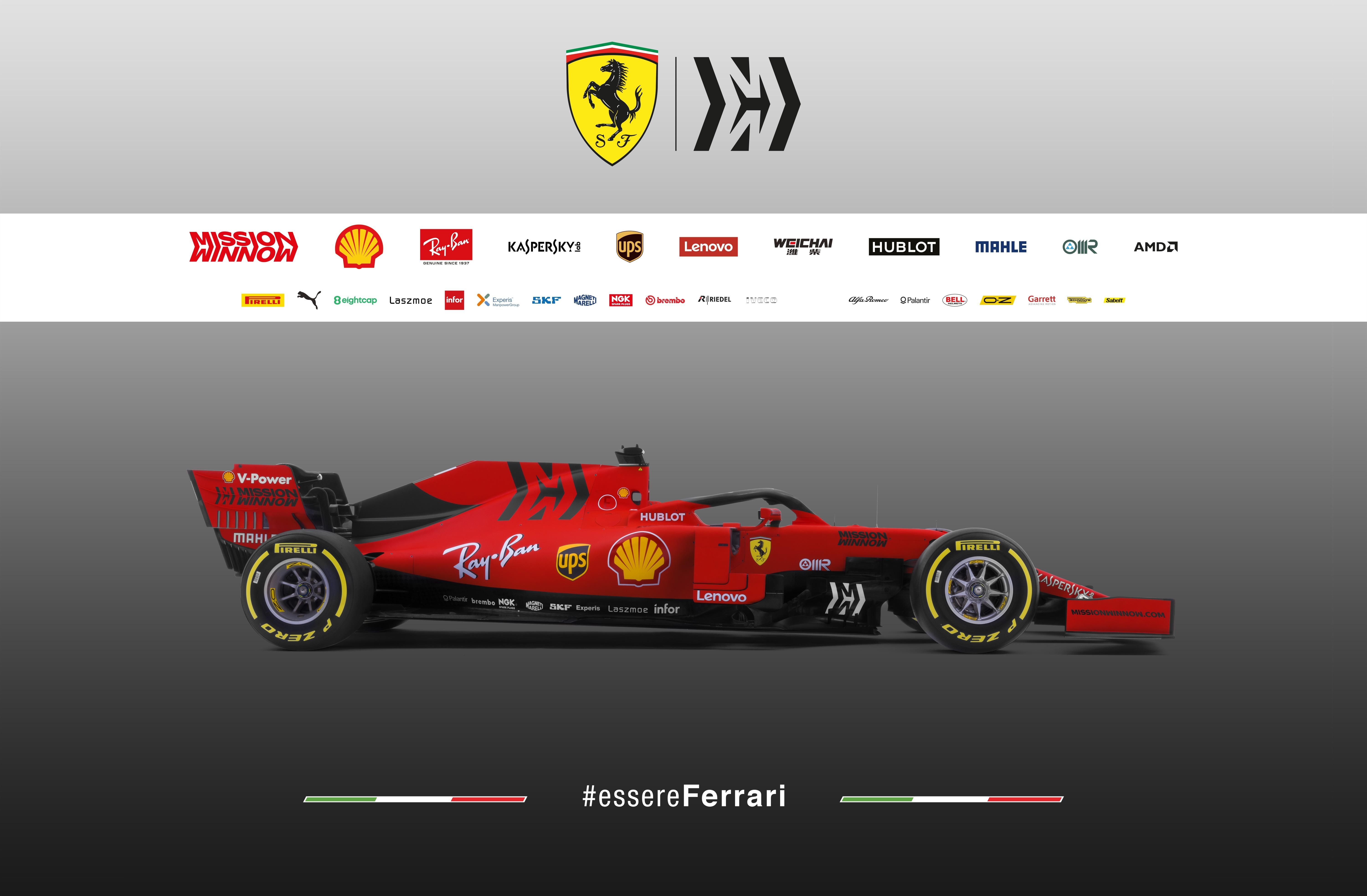 フェラーリSF90, F1カー発表会, Scuderiaフェラーリ, クローズアップ