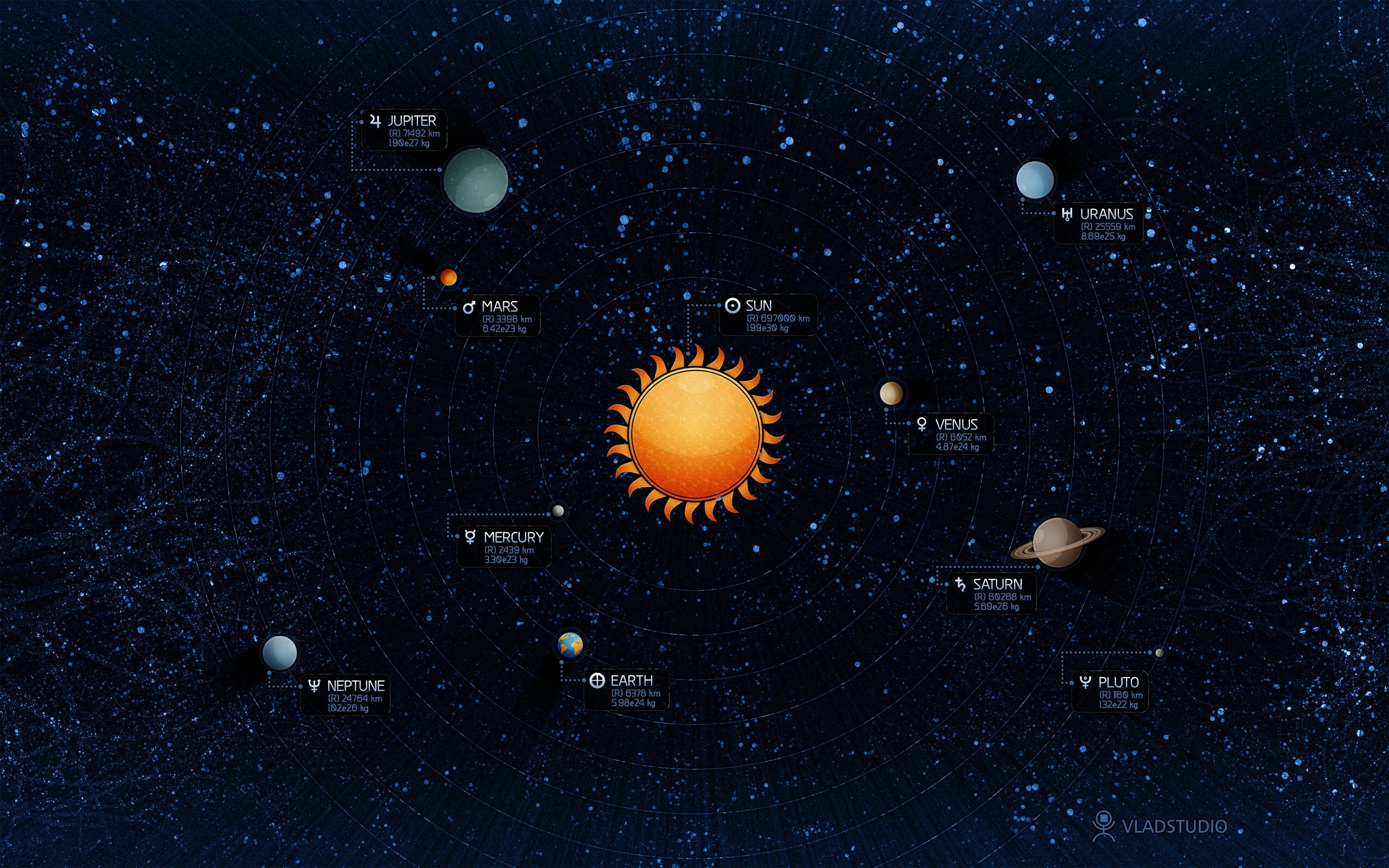 水星、宇宙、地球、太陽系、惑星の壁紙