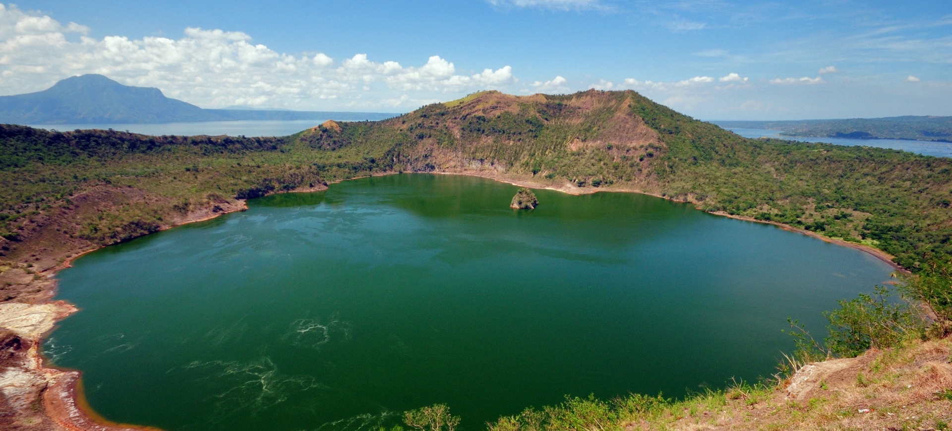 火口湖, タール火山, フィリピン, 湖