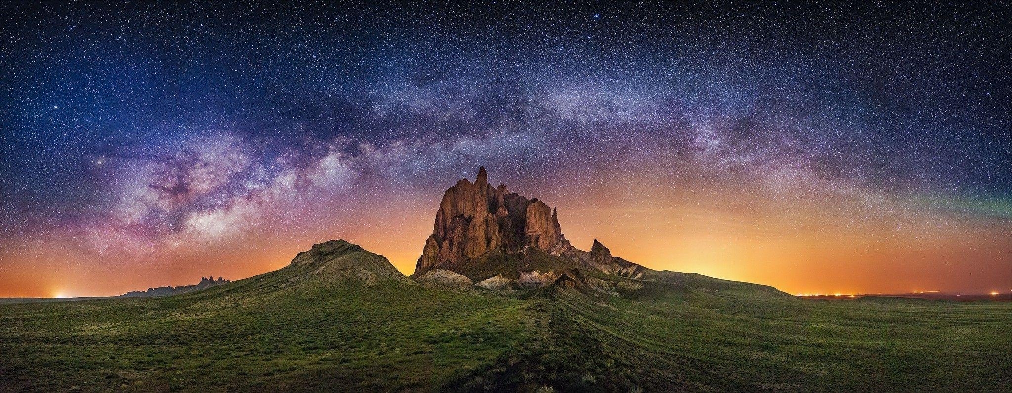 ミルキーウェイ、星空、ニューメキシコ、写真