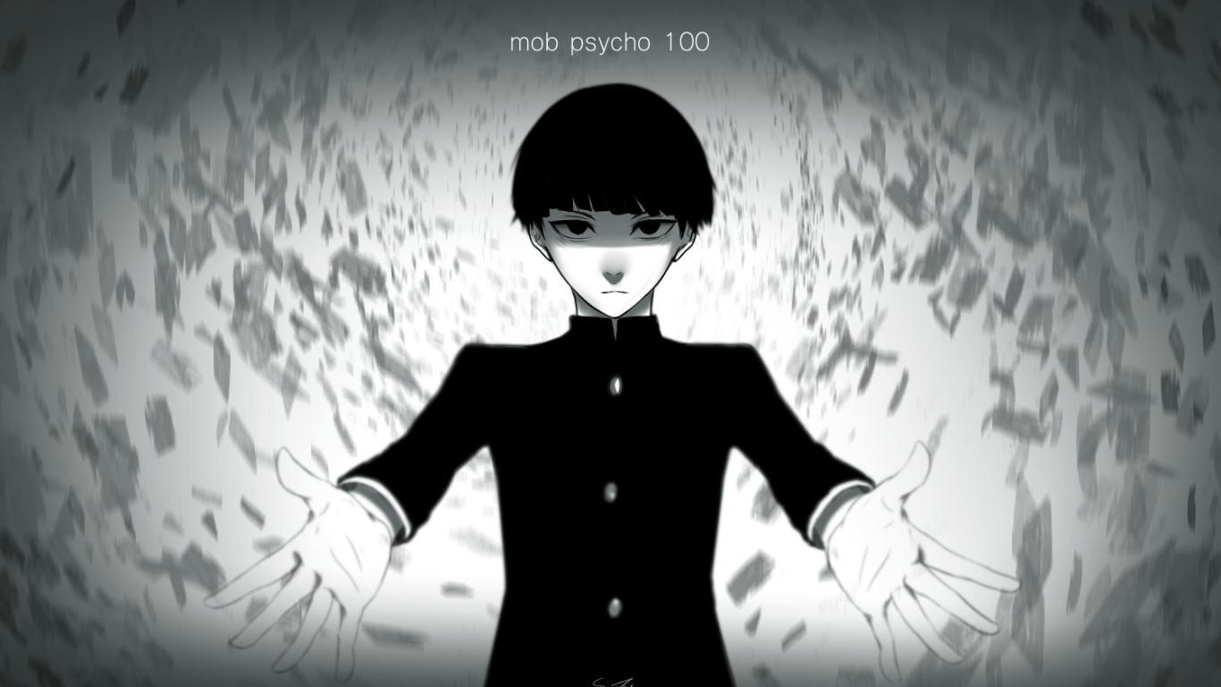 影山茂夫, 白黒, Mob Psycho, ダウンロード