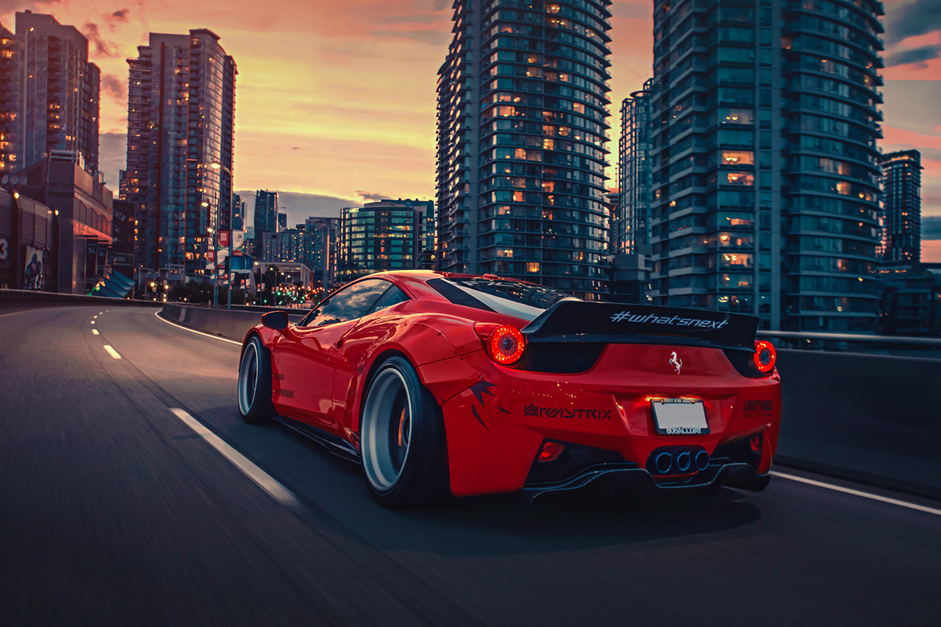 フェラーリ458壁紙, デスクトップ背景, ラグジュアリーカー, 高解像度