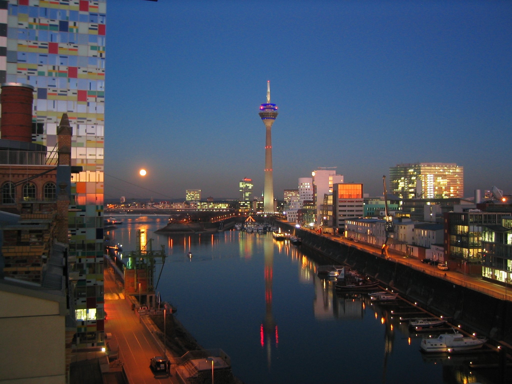 美しいデュッセルドルフ, 写真, ドイツ, 風景