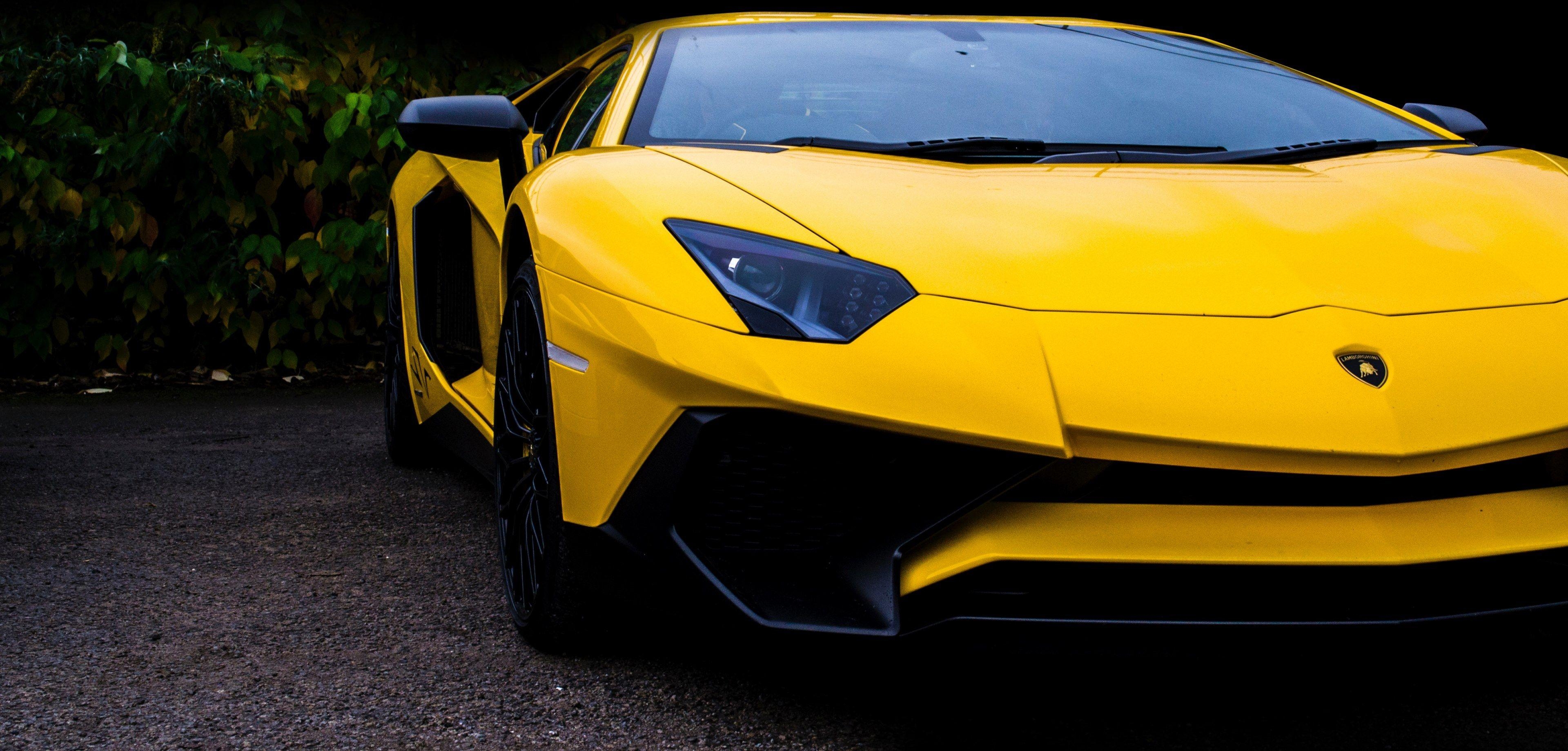 Aventador SV, 4K壁紙, 背景, 圧巻