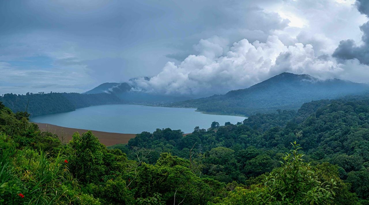 インドネシア, バリ自然, 山湖, 森林