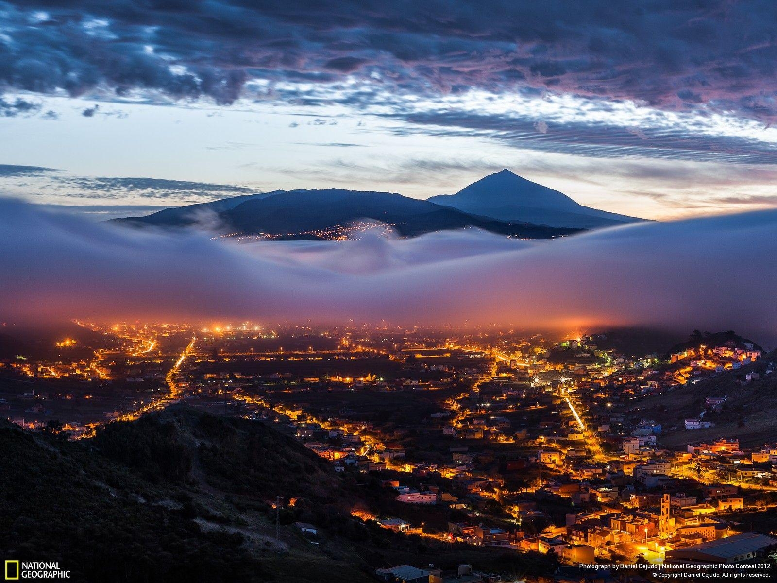 テネリフェ、ダニエル・セジュード、雲、絶景