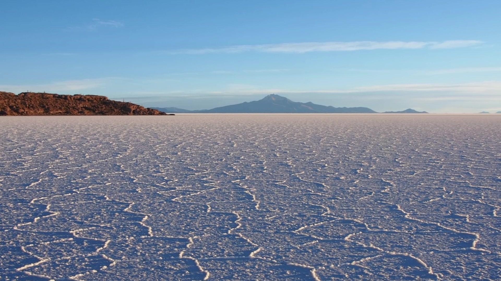 ウユニ塩湖, ストック映像, ボリビア, 絶景