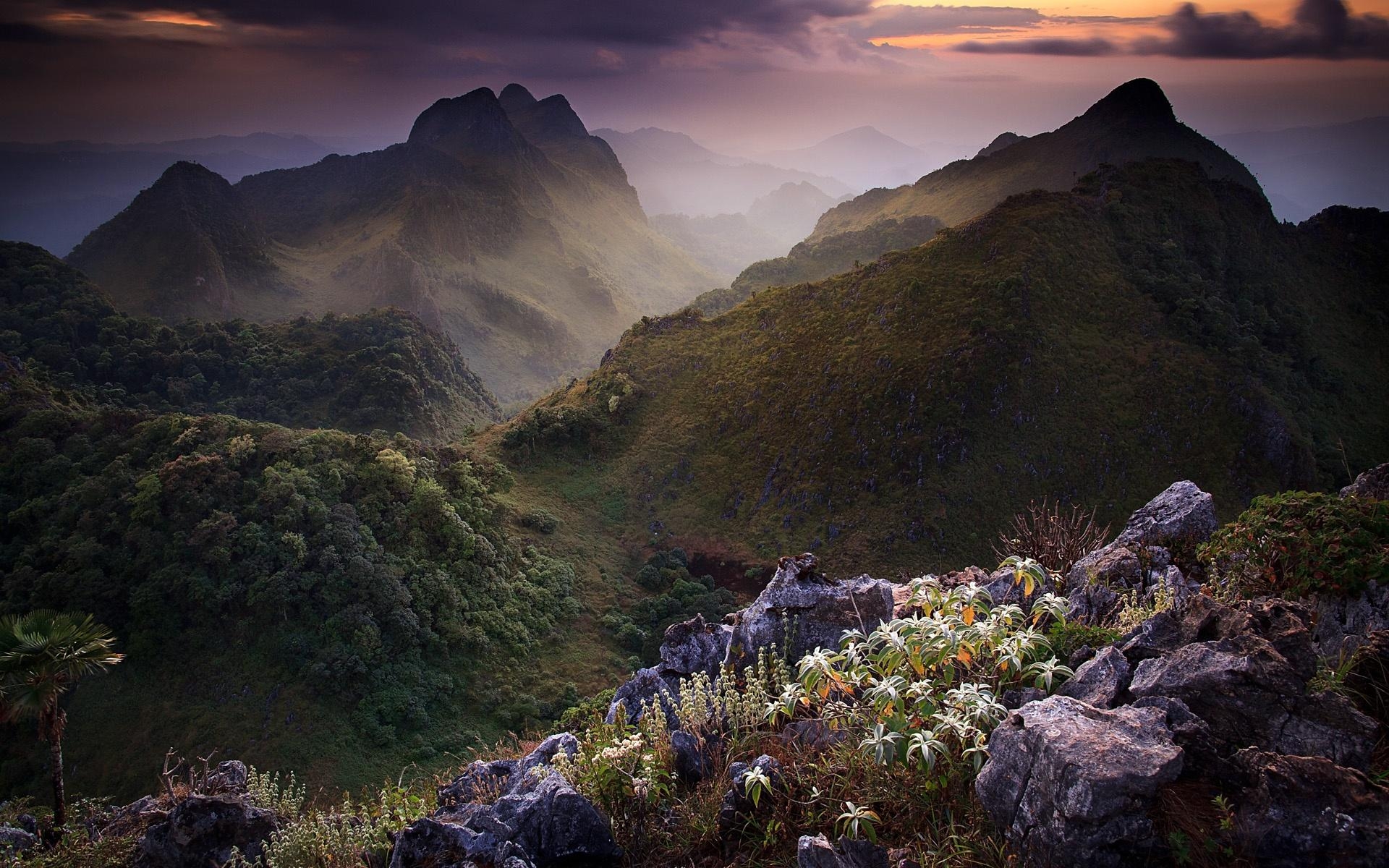 チェンマイ, ライムストーン山脈, タイの景色, 壁紙