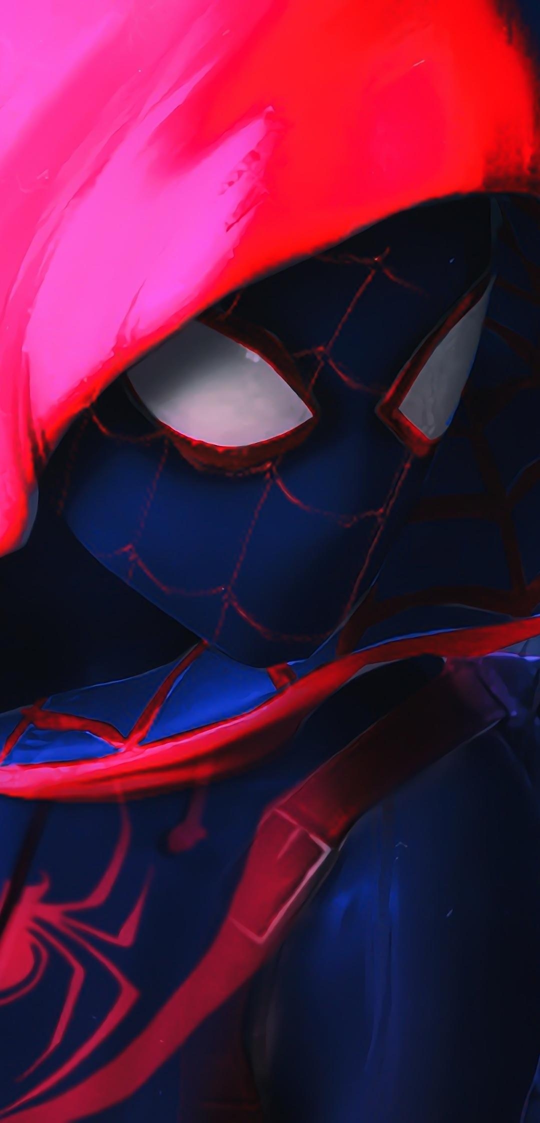 スパイダーマン, スパイダーバース, 映画壁紙, 1080x2246