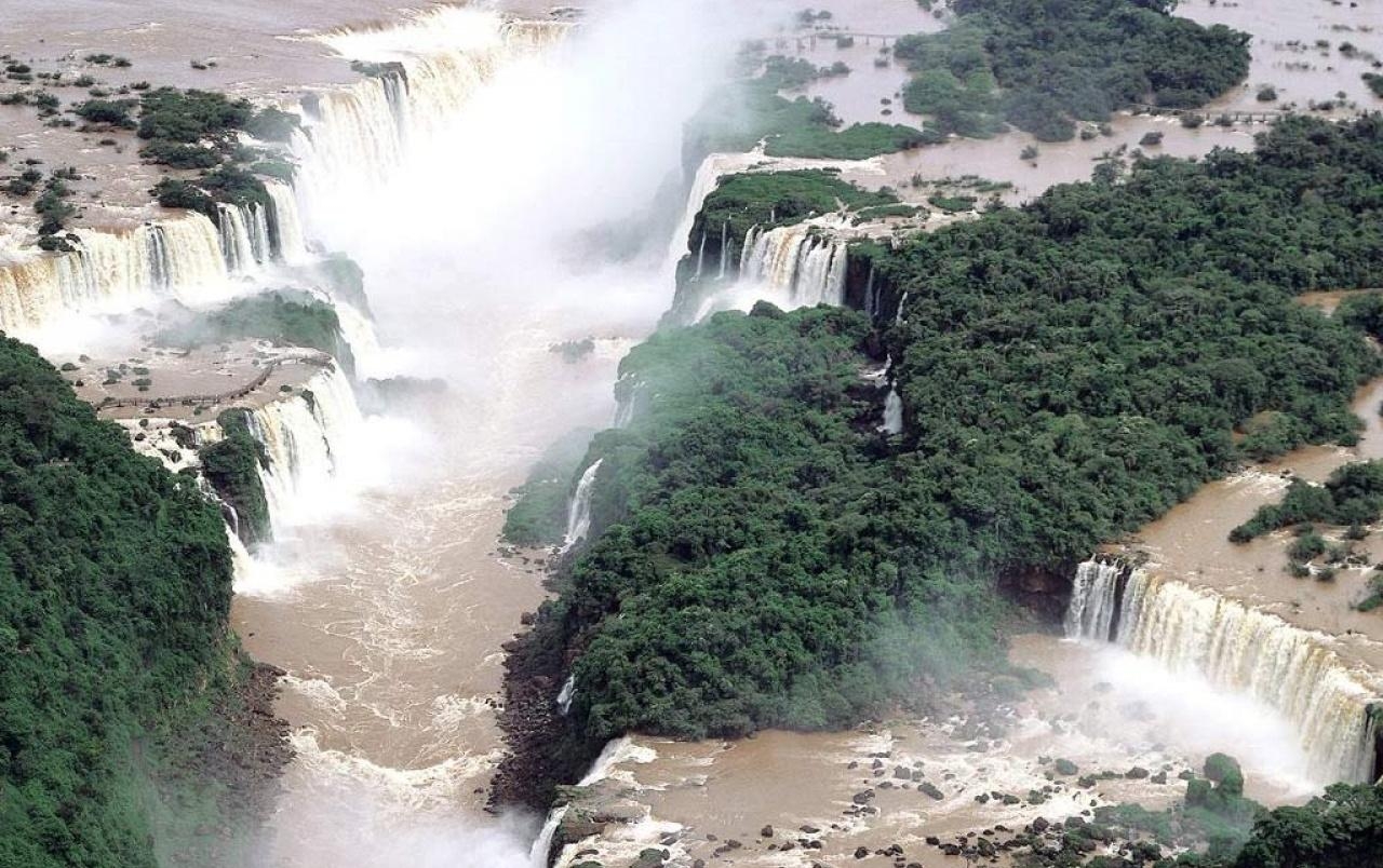 イグアスの滝, Iguassu Falls, 自然の奇跡, 壁紙