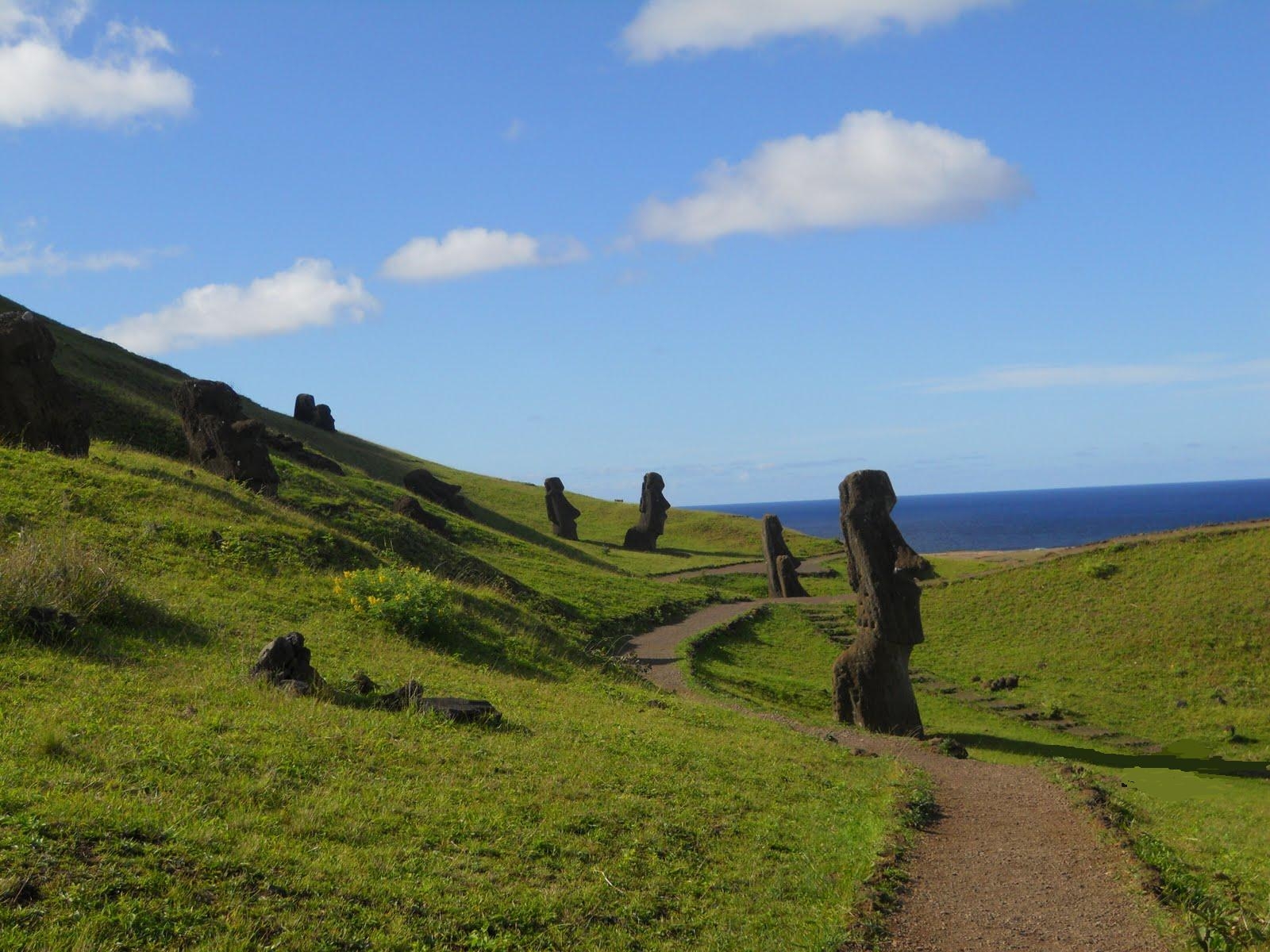 HDイースター島画像, 旅行, モアイ像, 風景