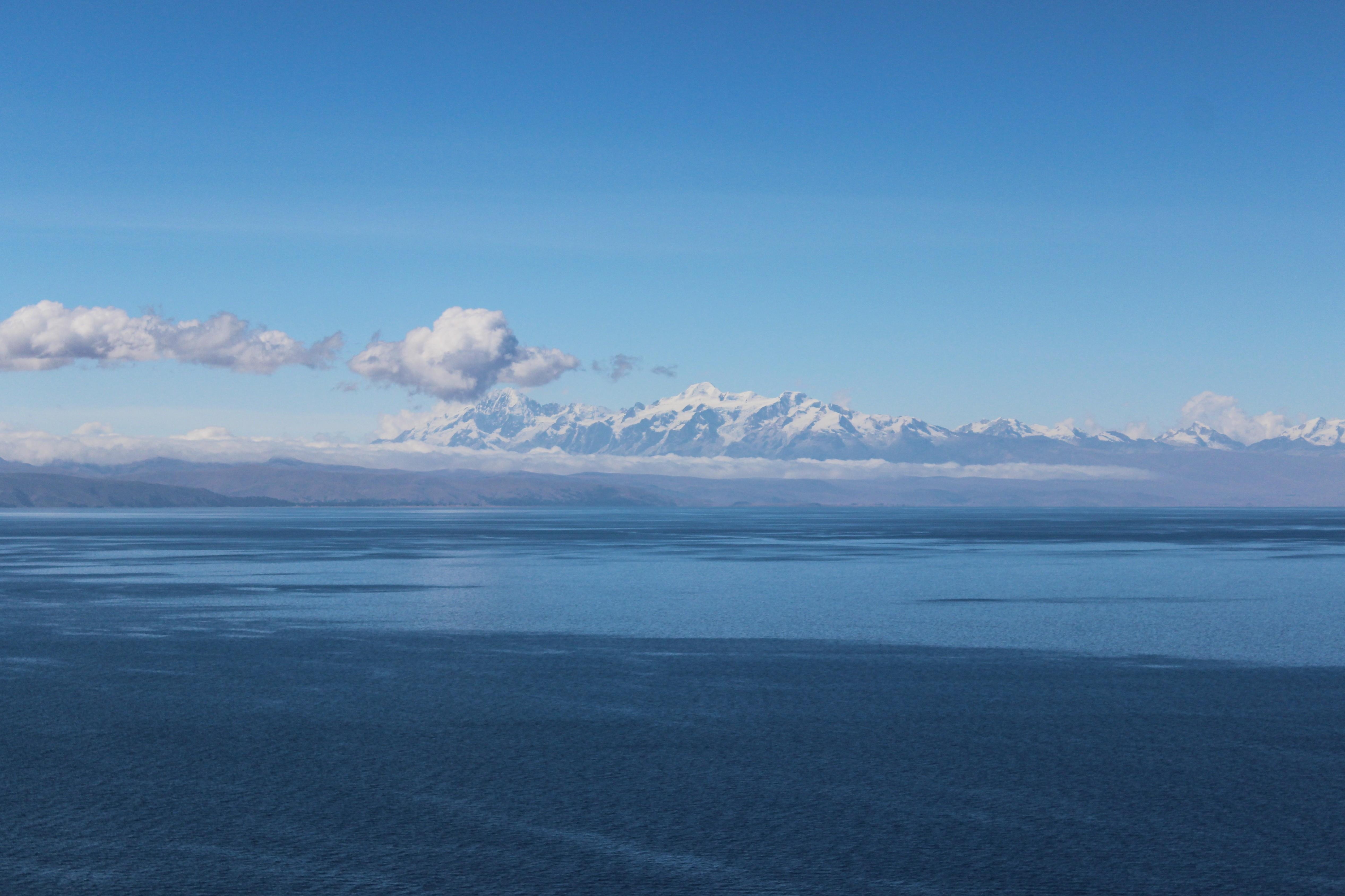 海山, 青い湖, チチカカ湖, 雲と空