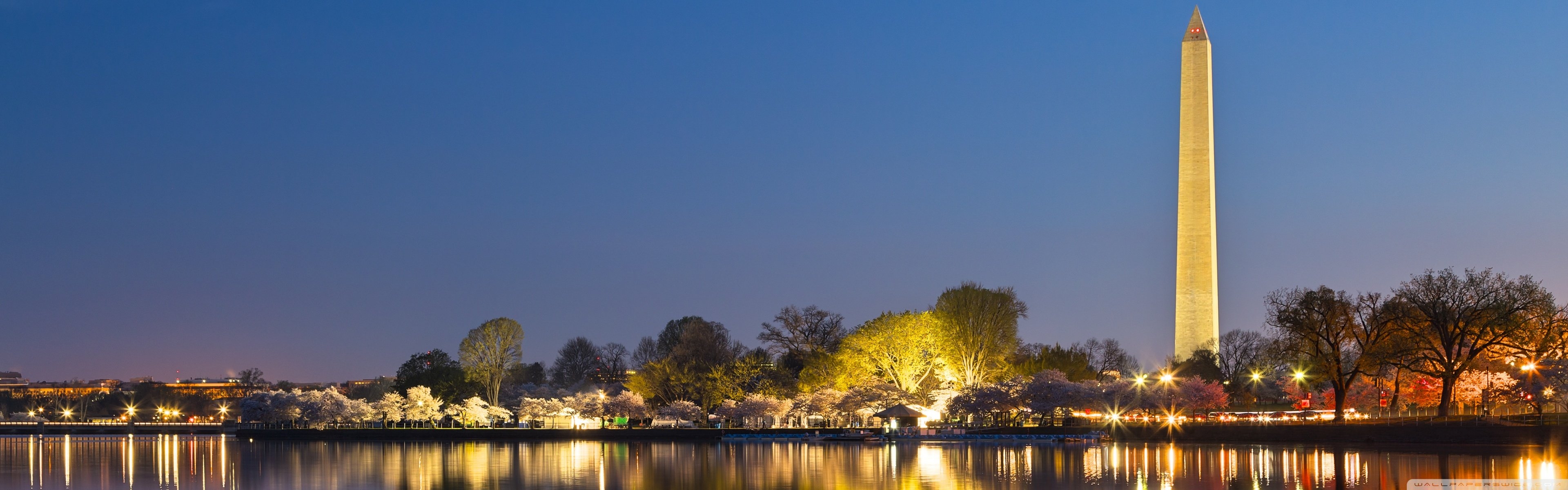 ワシントンDC, 夜景4K壁紙, 記念碑フォト