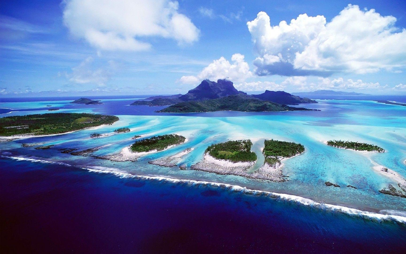 マーシャル諸島, ボラ, ビーチ, 島の風景