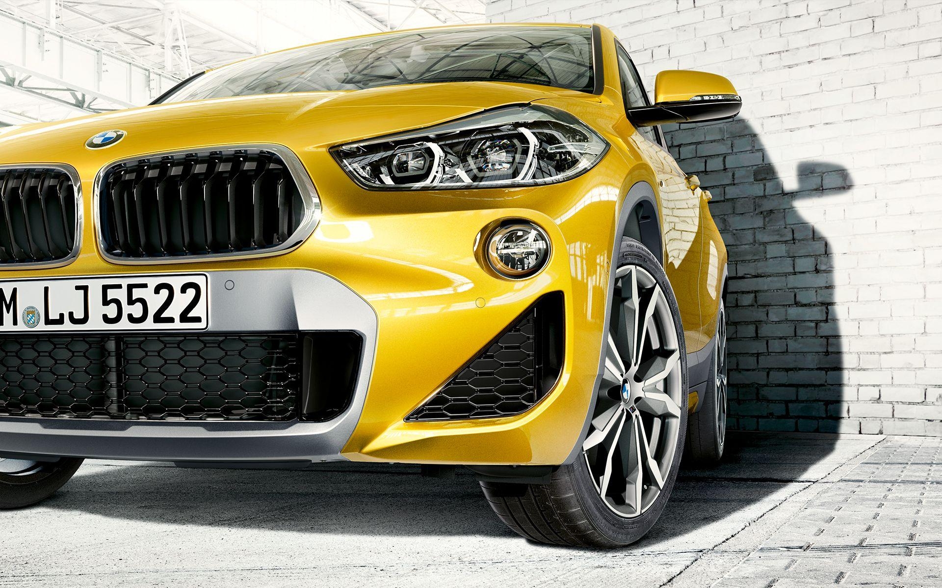 BMW X2, 壁紙, 自動車資産, 迫力あるデザイン