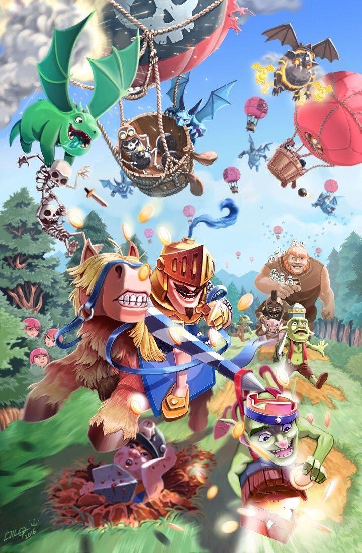 クラッシュ・ロワイヤル, ゲーム, 壁紙, iPhone